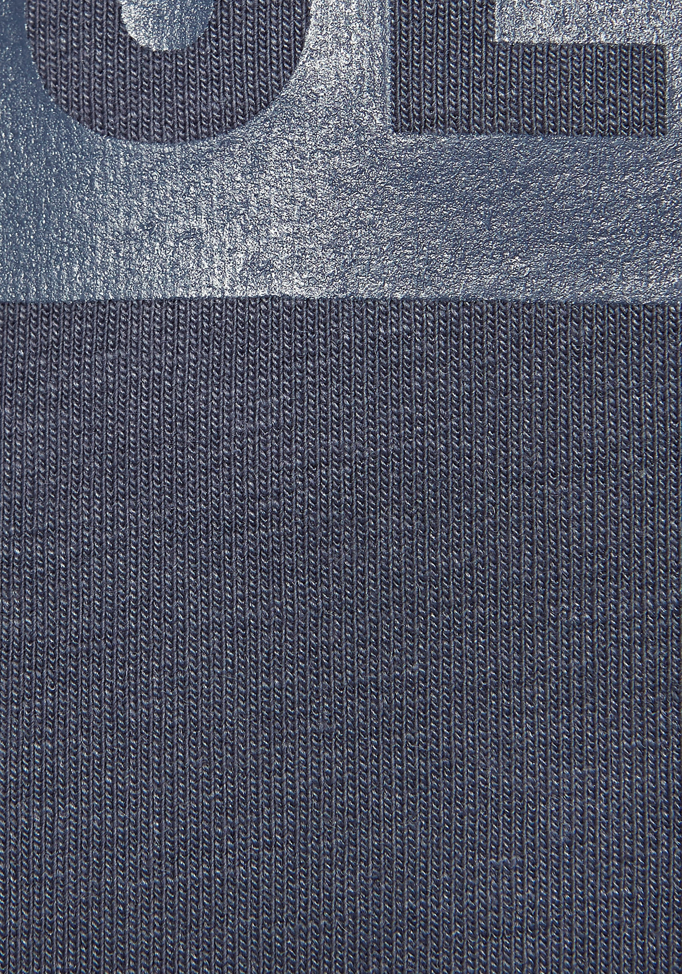 le jogger® Kapuzenpullover, mit Druck und Kordelzug