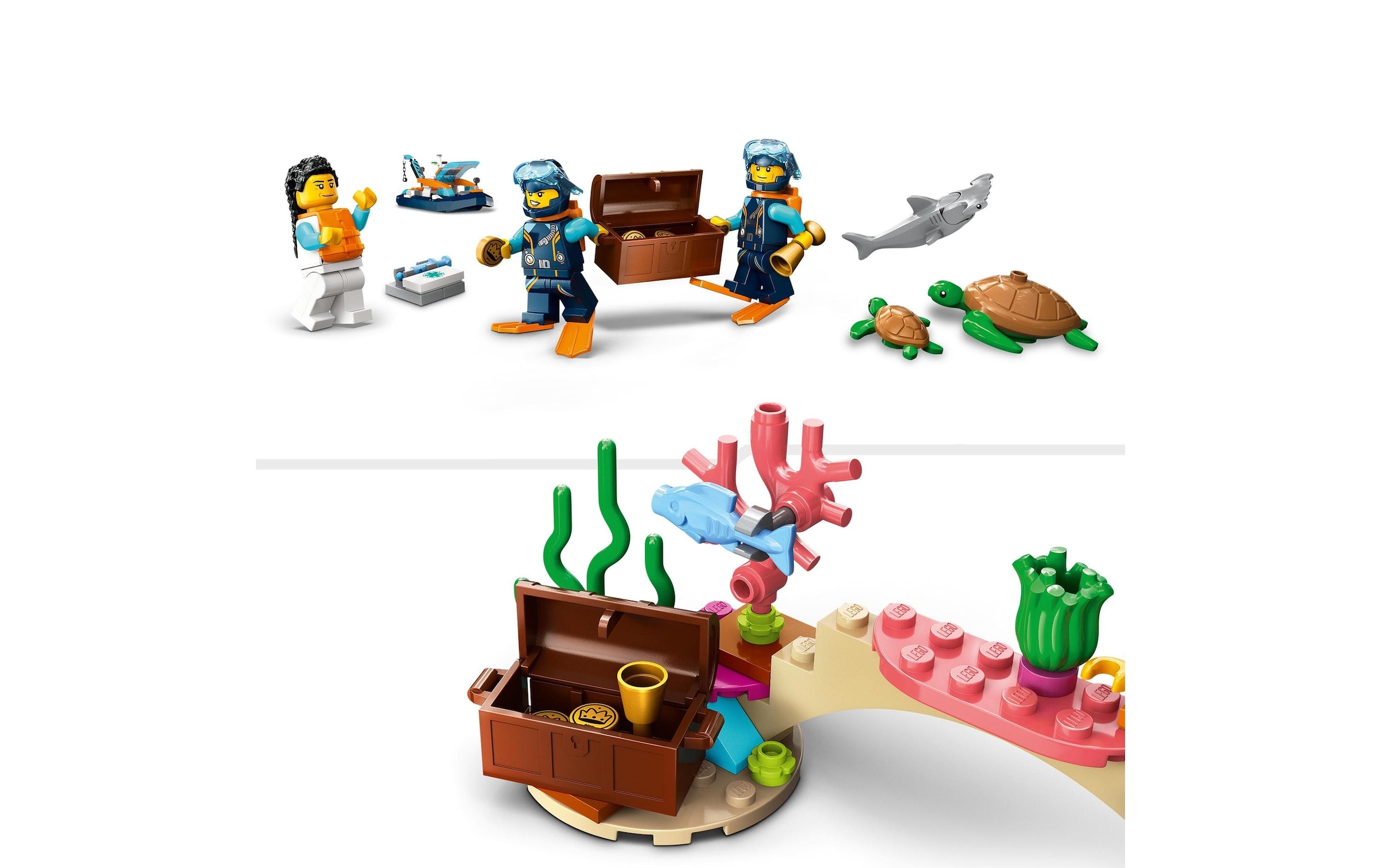 LEGO® Spielbausteine »City Meeresforscher-Boot 6037«, (182 St.)