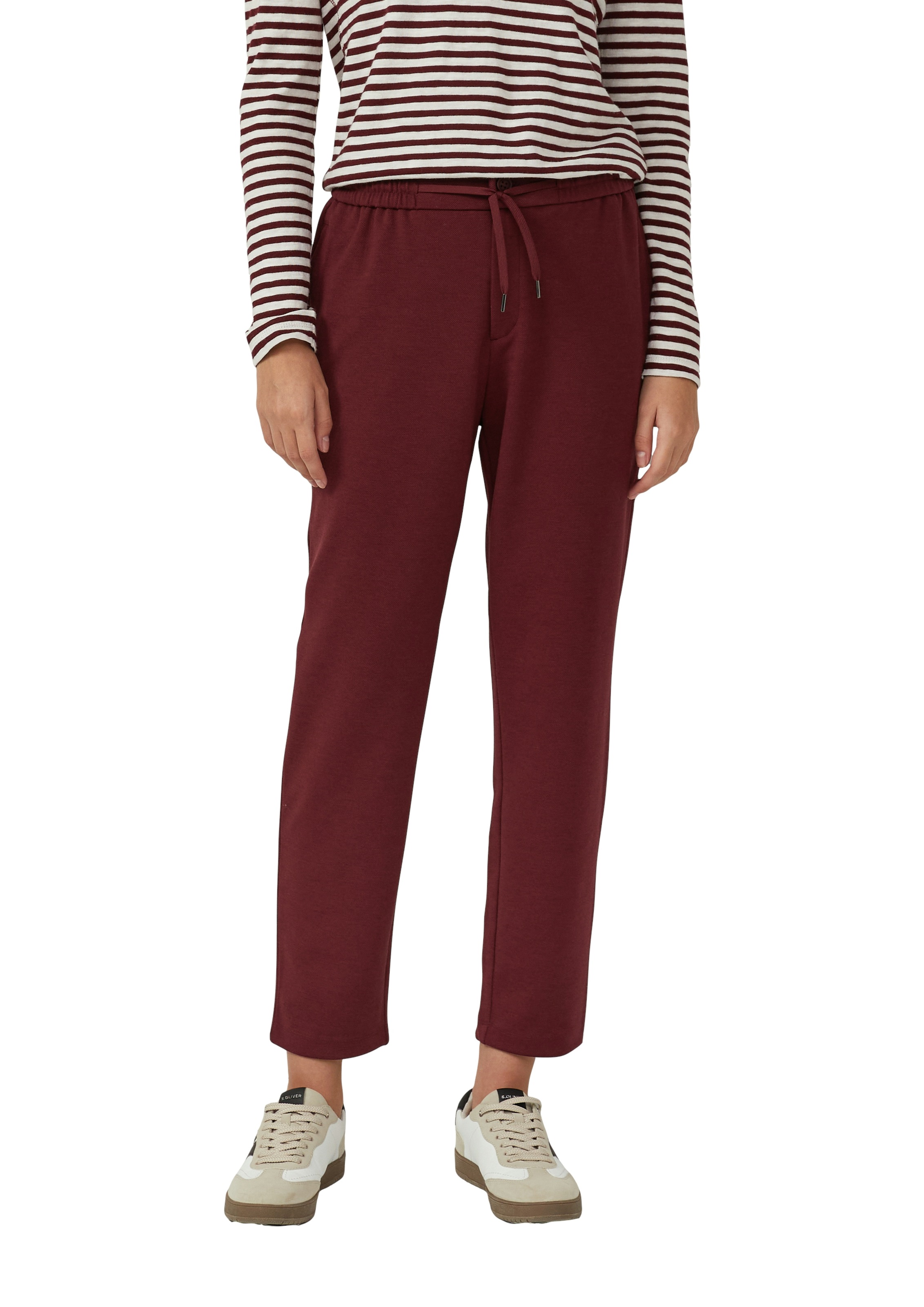 s.Oliver Stoffhose mit elastische Bund und Bindeband