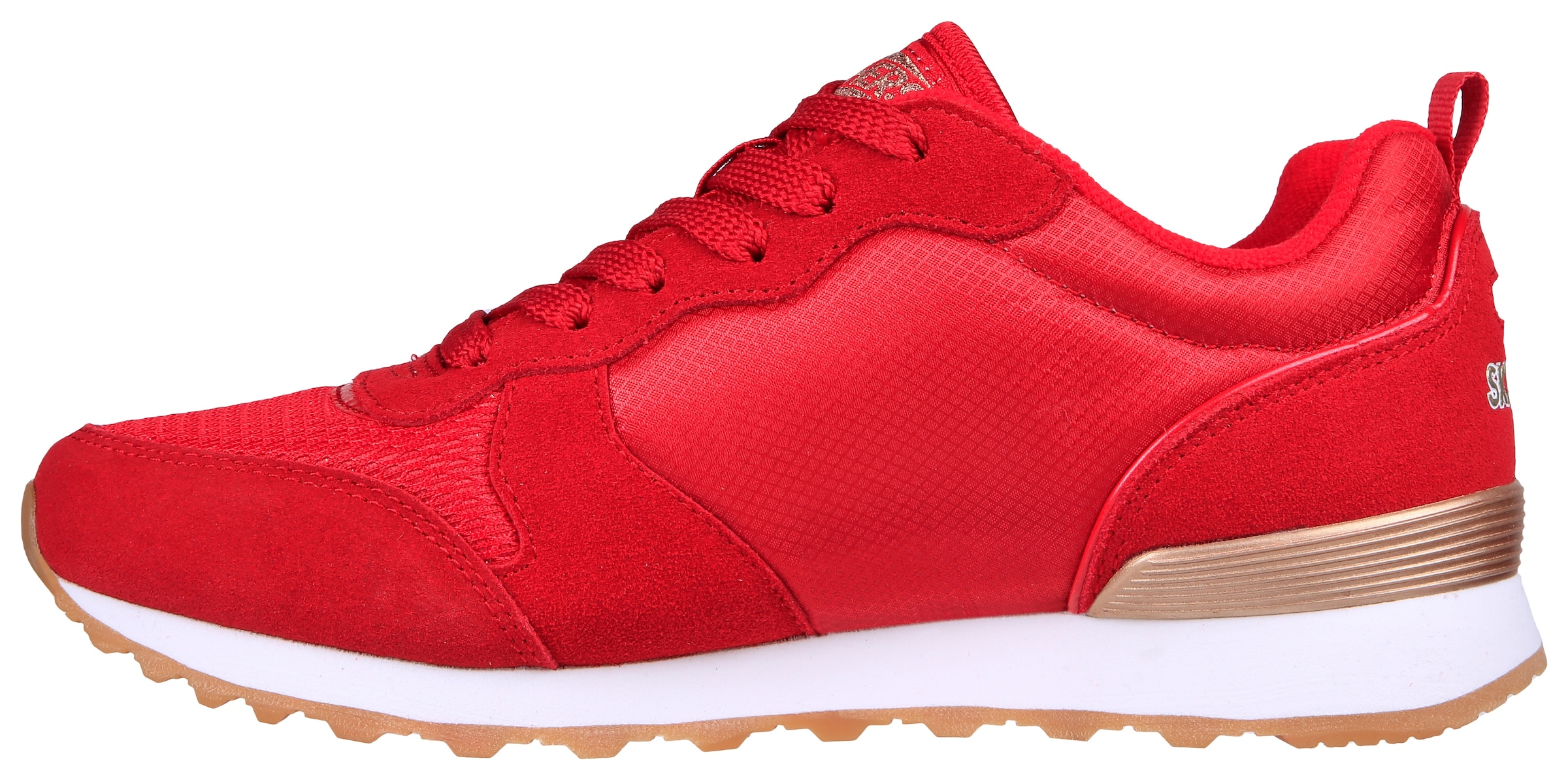 Skechers Sneaker »OG 85 - GOLDN GURL«, Schnürschuh, Original-Retro-Jogginschuh mit Air-Cooled Memory Foam®