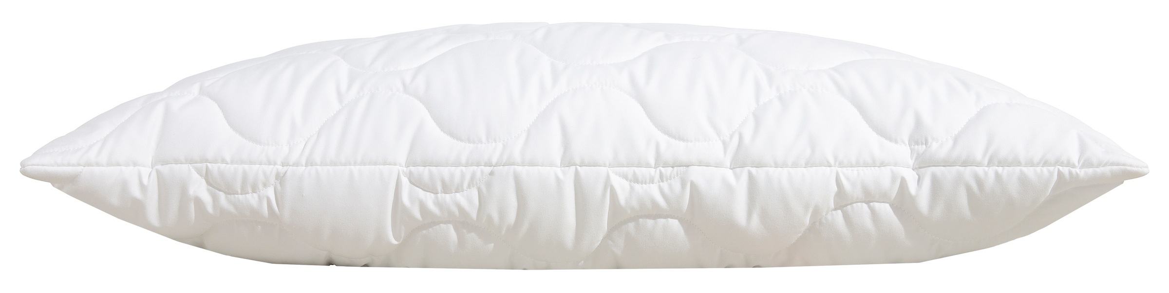 Beco Kopfkissen »EcoWell«, Füllung: Polyester, Bezug: Bio-Baumwolle oder Microfaser-Feinbatist samtweich, (1 St.), Kissen in den Grössen 40x80 cm und 80x80 cm erhältlich!