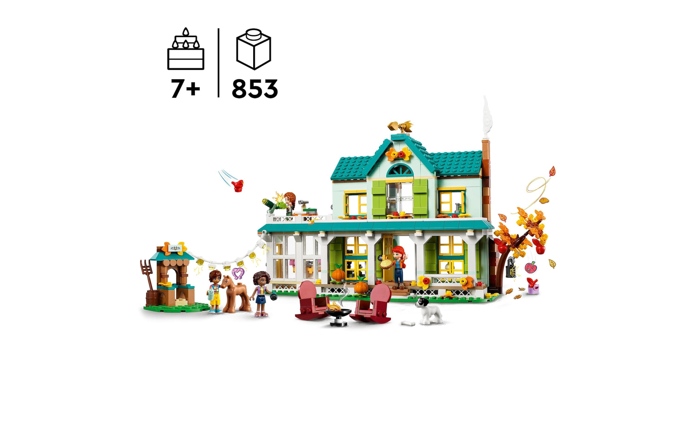 LEGO® Konstruktionsspielsteine »Autumns Haus«, (853 St.)