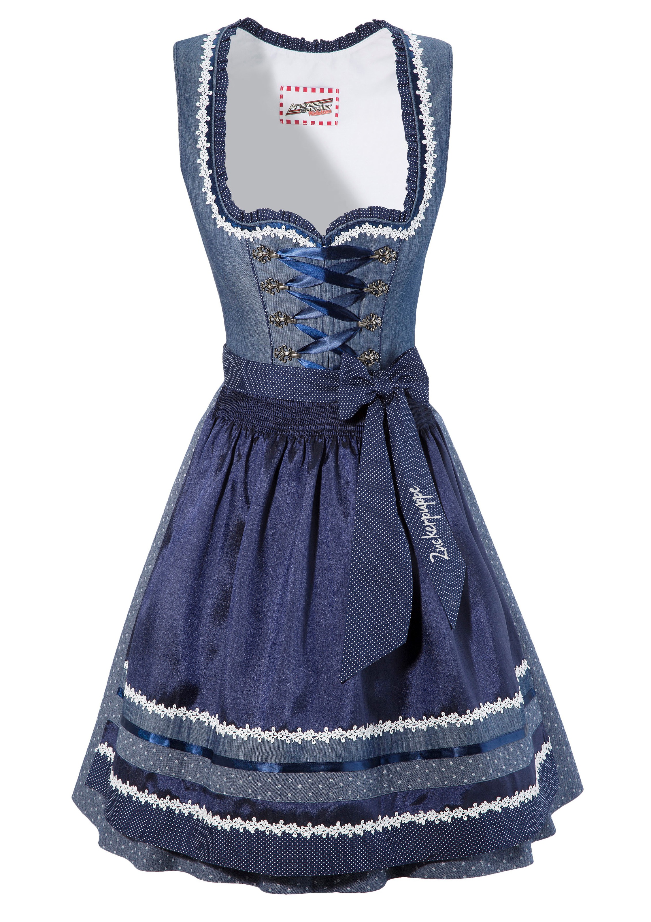 Image of Ackermann - Andreas Gabalier Kollektion Dirndl, (2 tlg.), Damen, midi in Jeans- Optik einkaufen bei Ackermann Versand Schweiz