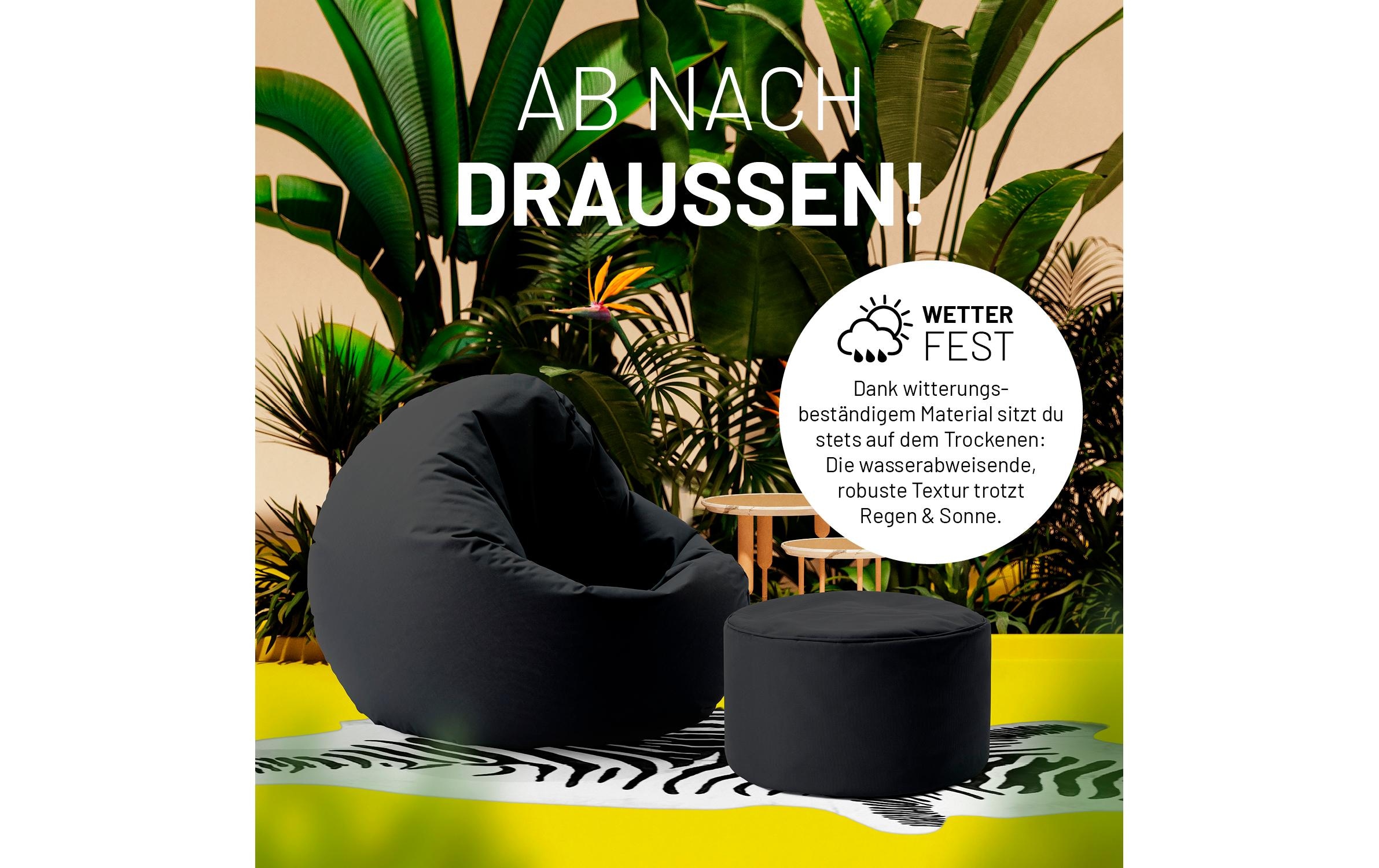 Lumaland Sitzsack »45 x 25 cm«, (1 St.)