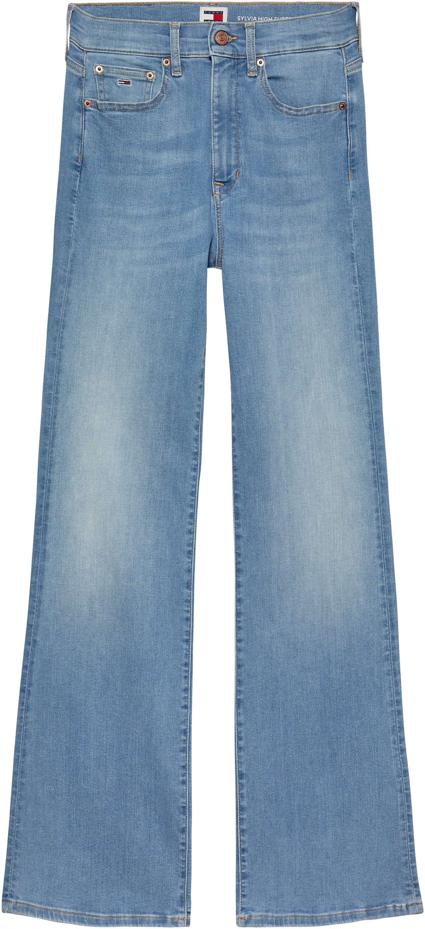 Tommy Jeans Curve Weite Jeans »CRV SYLVIA HGH FLR BH1211«, Grosse Grössen