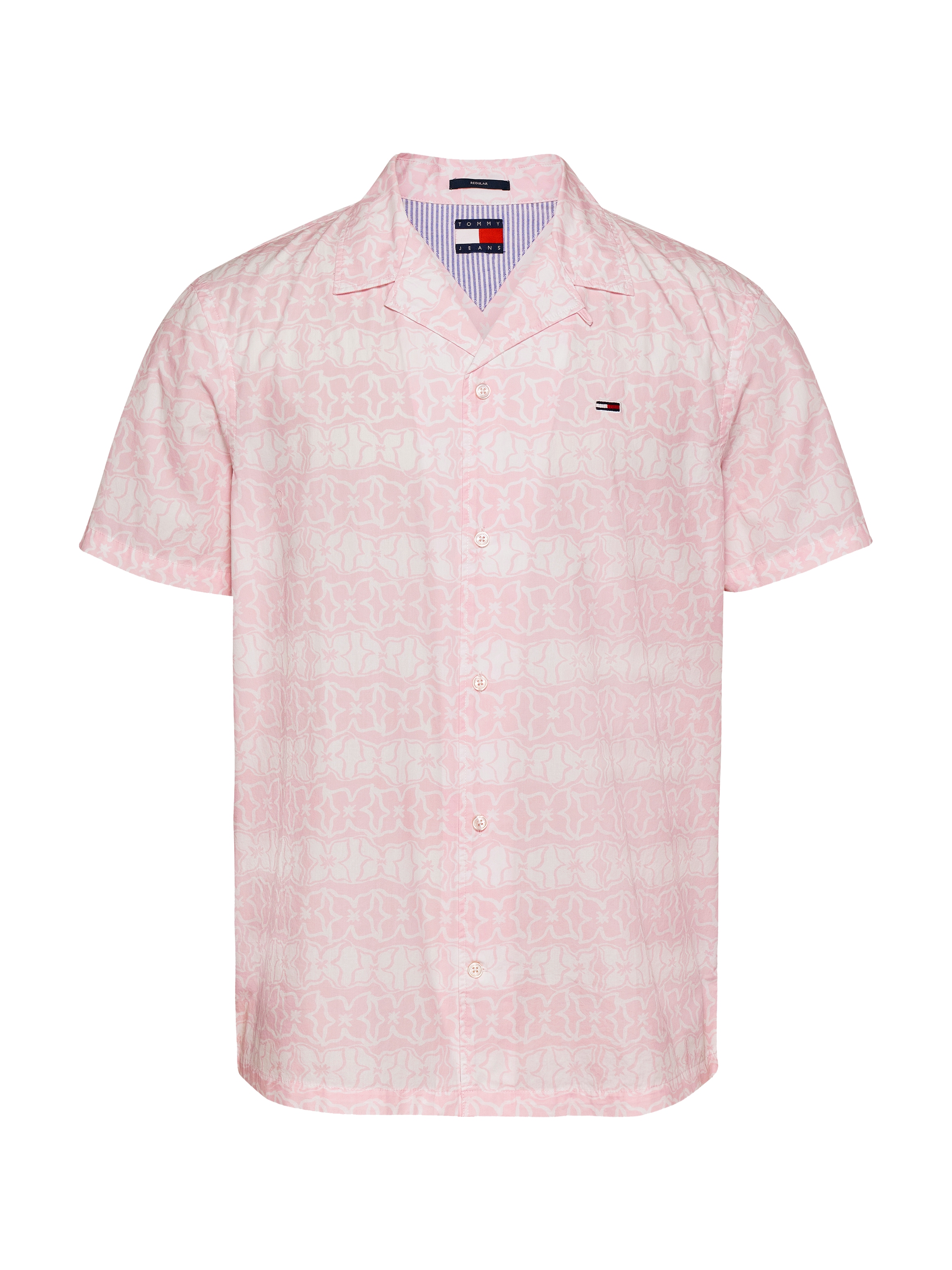 Tommy Jeans Kurzarmhemd »TJM REG AOP SS SHIRT EXT«, mit sommerlichen Print