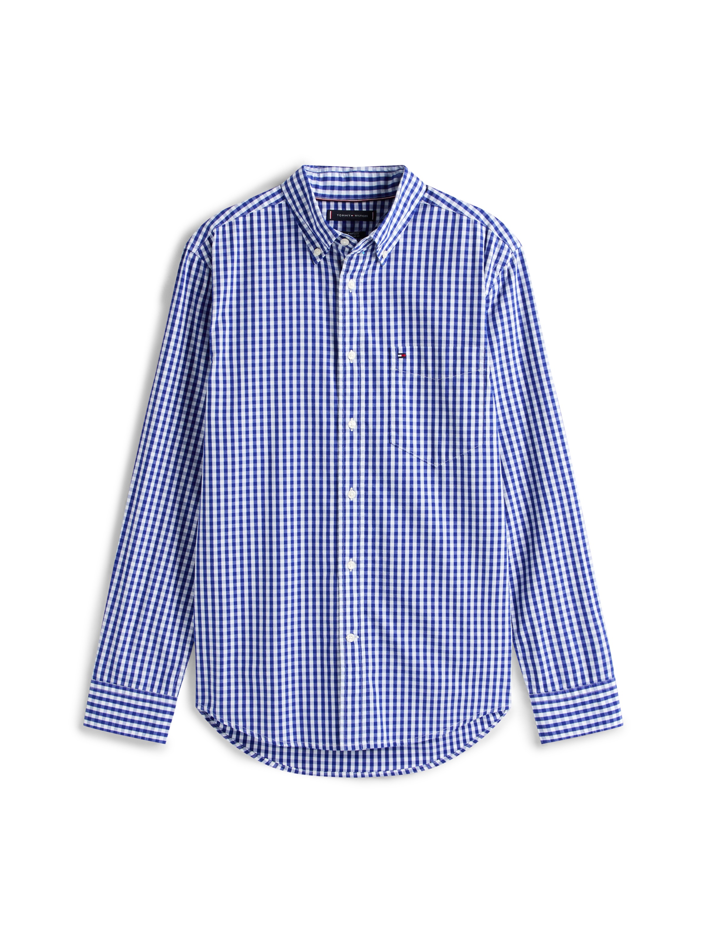 Tommy Hilfiger Langarmhemd »FLEX POPLIN GINGHAM SHIRT«