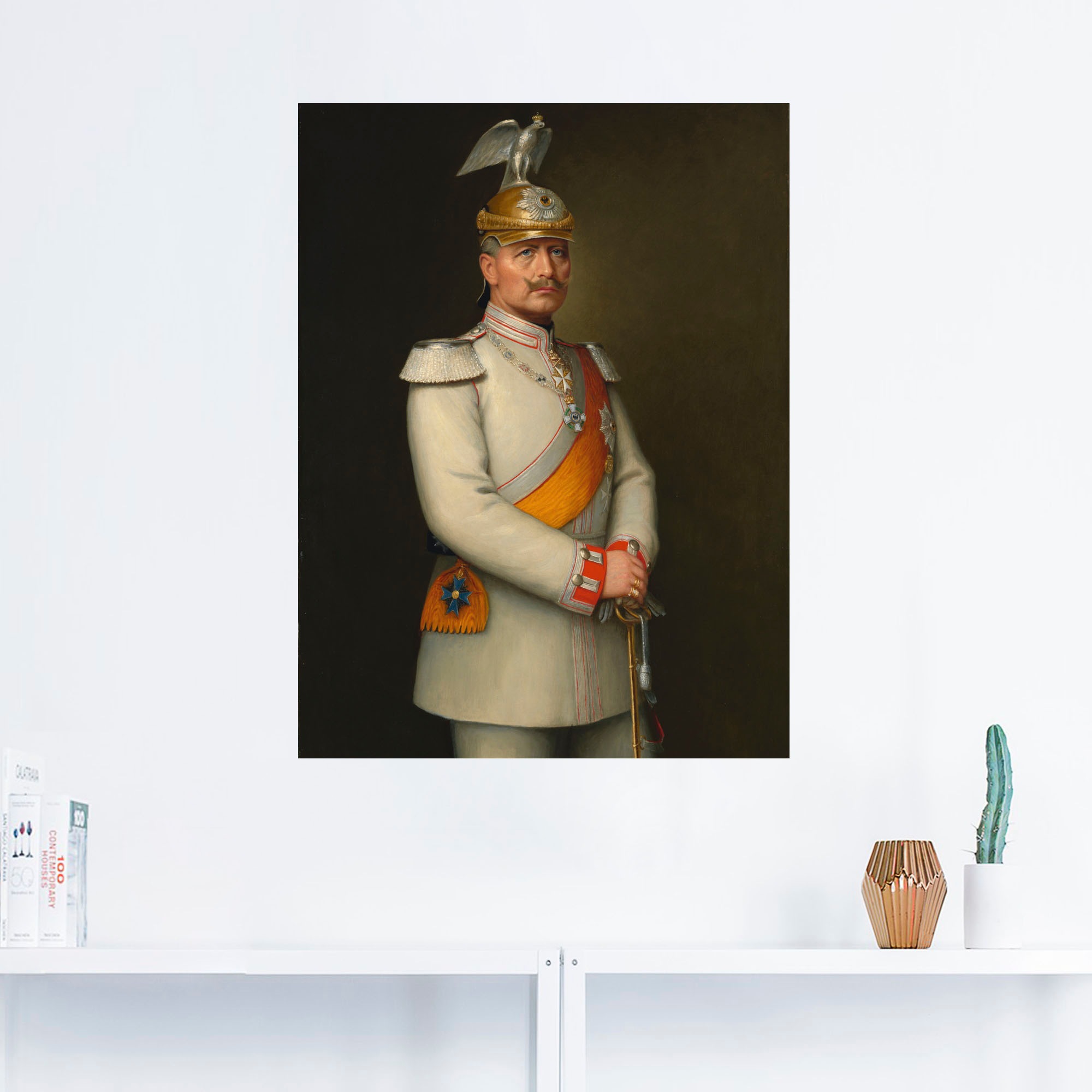 Artland Wandbild »Bildnis Kaiser Wilhelm II.«, Menschen, (1 St.), als Leinwandbild, Wandaufkleber in verschied. Grössen