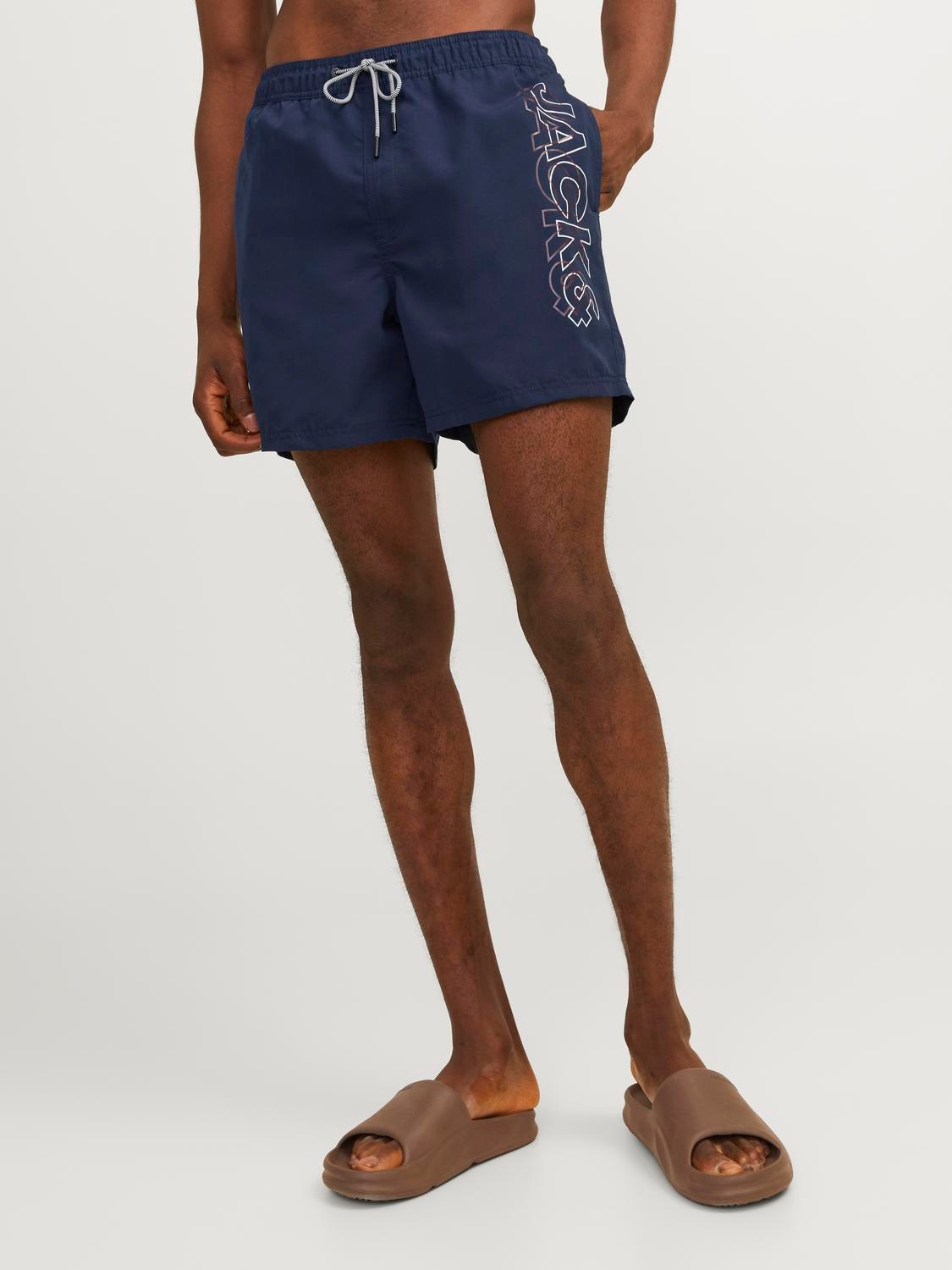 Jack & Jones Junior JPSTMAUI JJSWIM GRADIENT - Shorts Da Mare Scuba Blue Jan84c01g T11