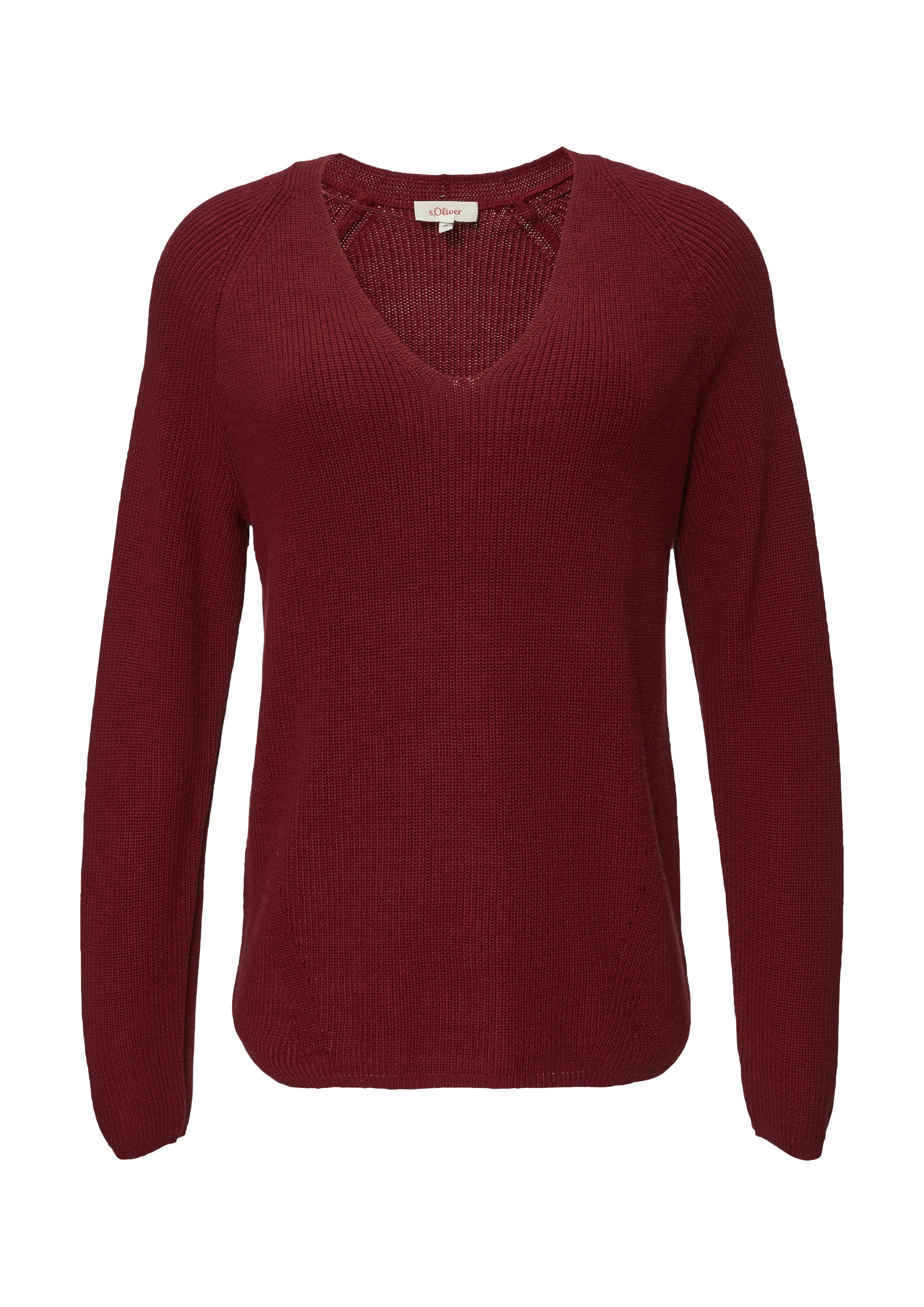 s.Oliver Strickpullover, mit Raglan Ärmeln