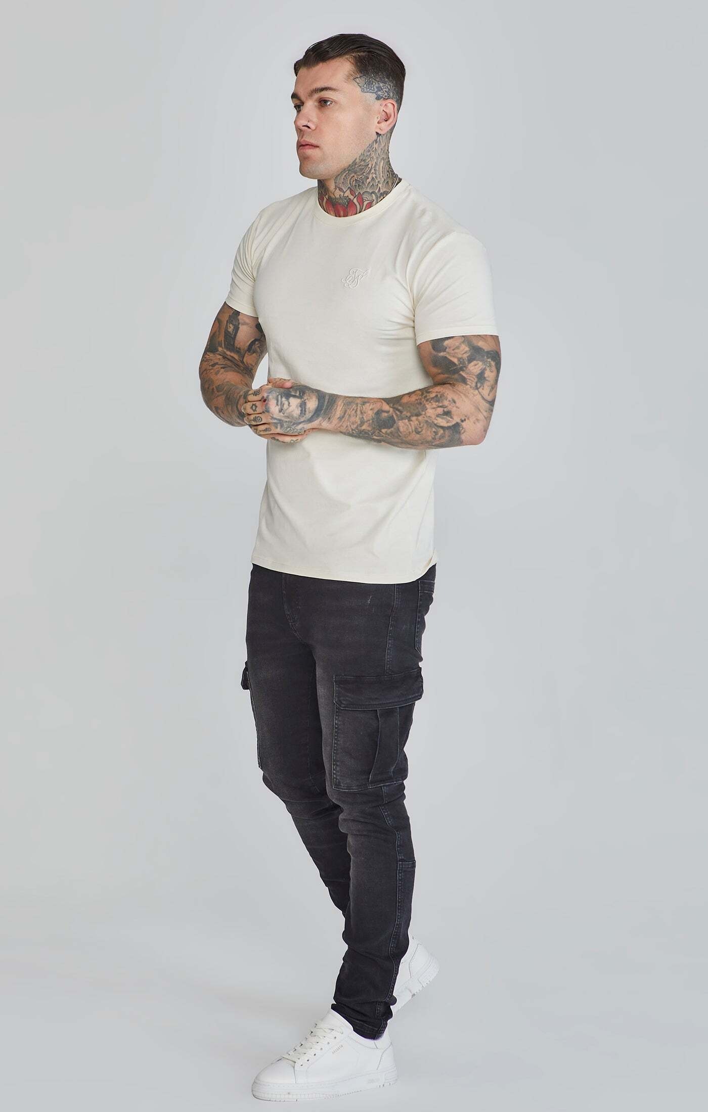 Siksilk T-Shirt »Siksilk T-Shirt Muscle Fit T-Shirt«