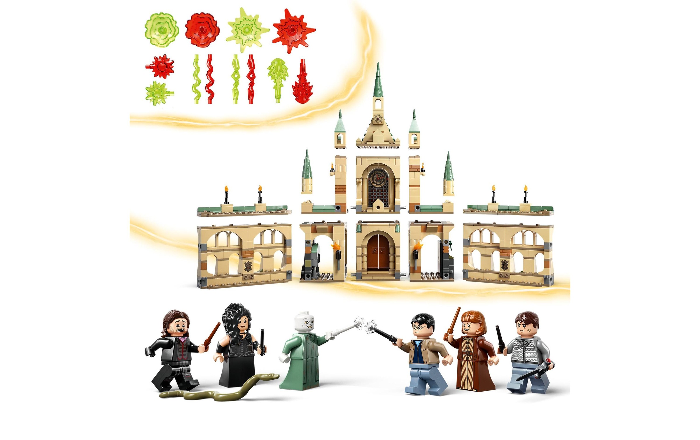 LEGO® Spielbausteine »Harry Potter Der Kampf«, (730 St.)
