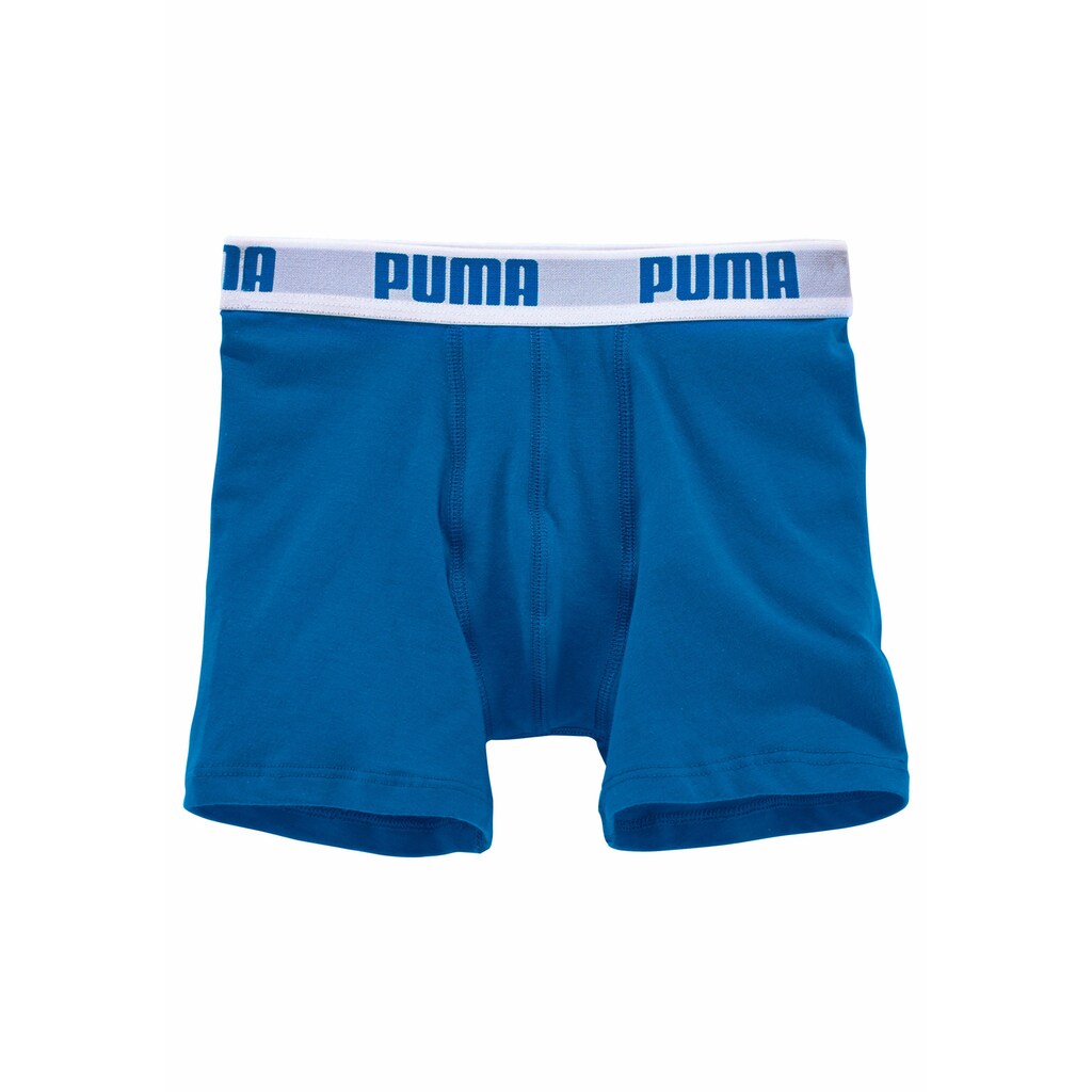 PUMA Boxer, (Packung, 2 St.), aus elastischer Baumwolle für Jungen