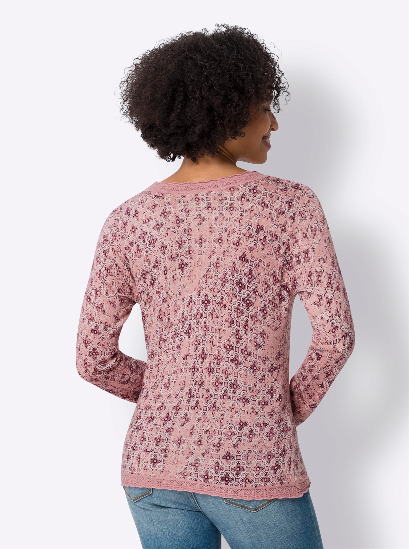 heine Strickpullover »Druck-Pullover«