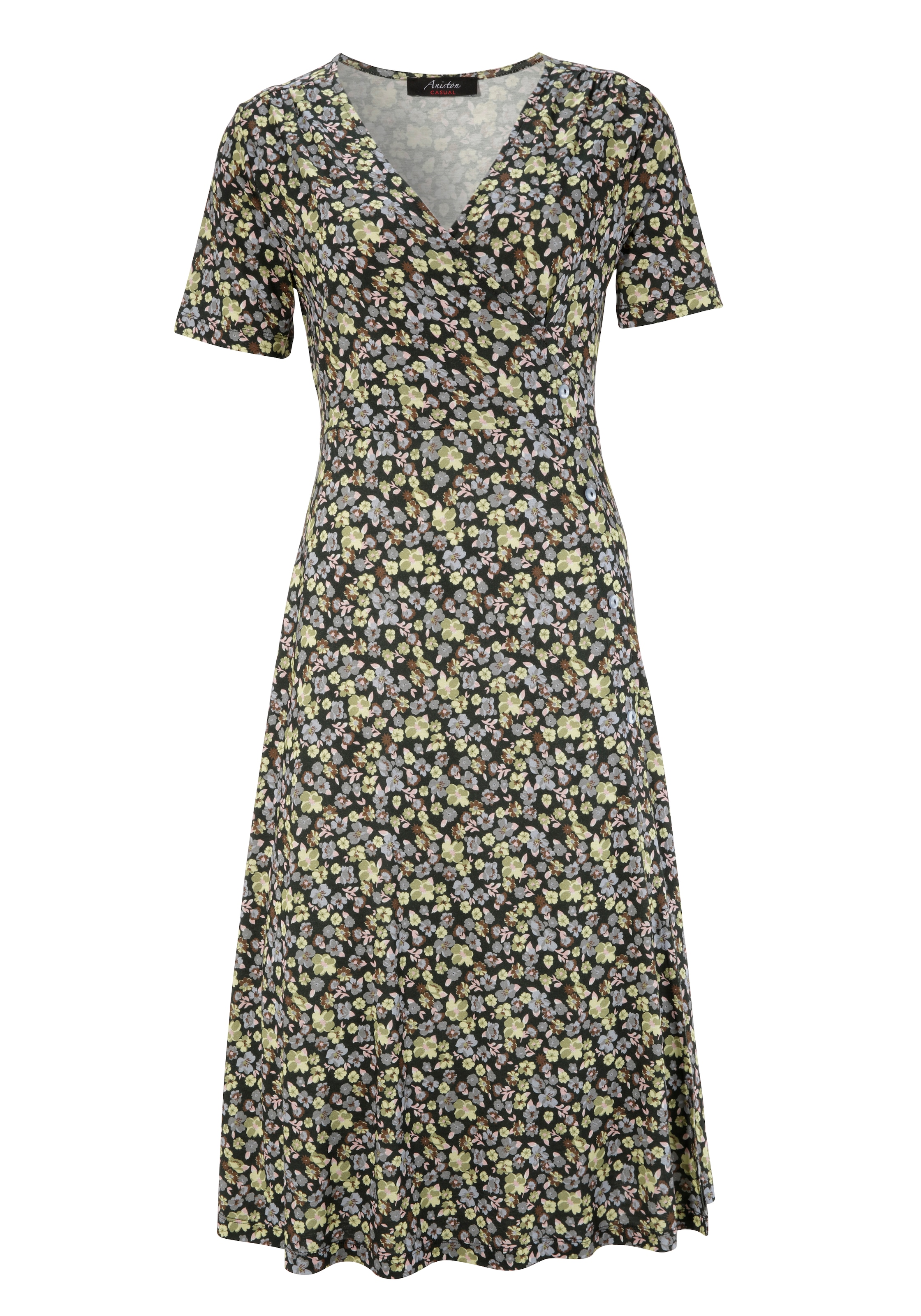 Aniston CASUAL Jerseykleid, mit niedlichen Blüten bedruckt online kaufen |  Jelmoli-Versand | Jerseykleider