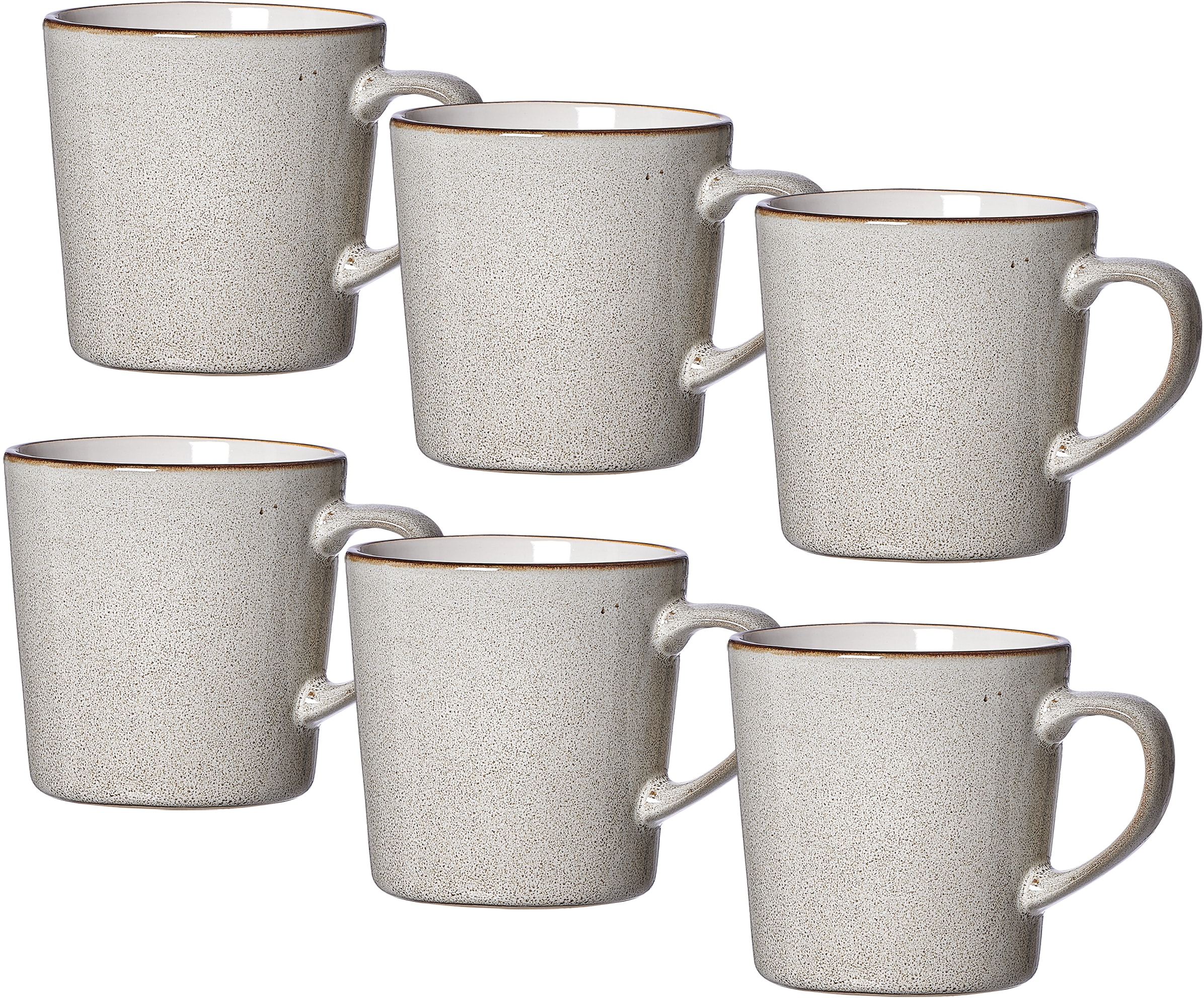 Becher »Visby,«, (Set, 6 tlg., 6 Kaffeebecher (400 ml, 9 cm Durchmesser, 9 cm hoch),...