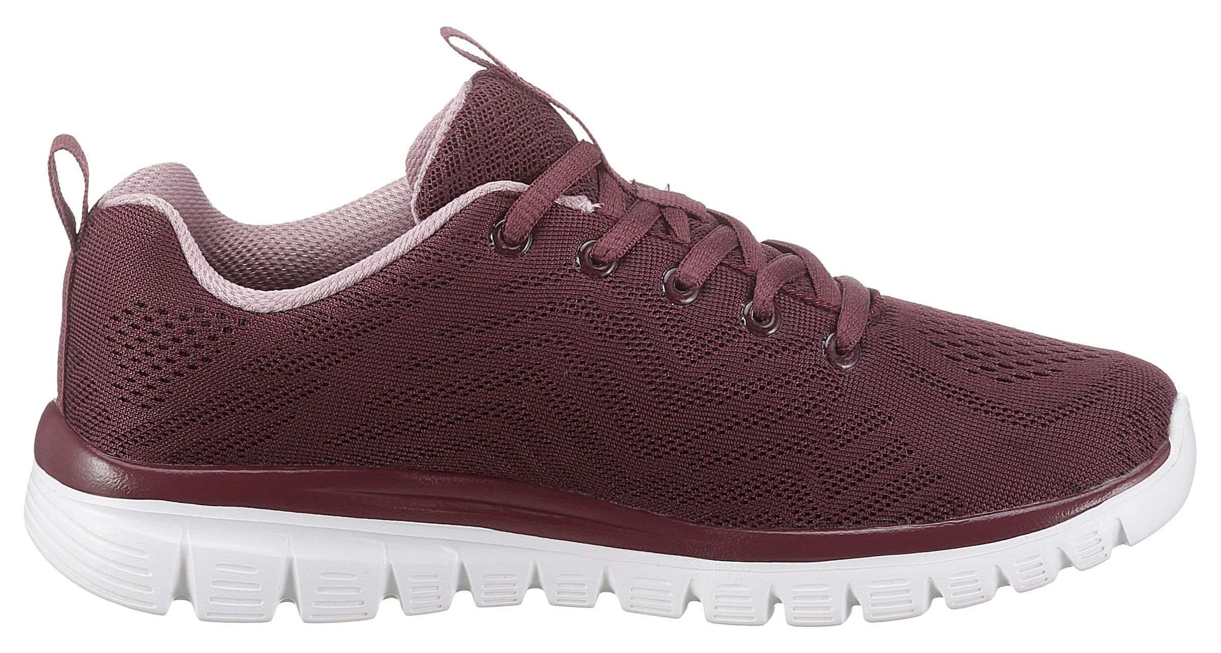 Skechers Sneaker »Graceful - Get Connected«, Freizeitschuh, Halbschuh, Schnürschuh für die Maschinenwäsche geeignet