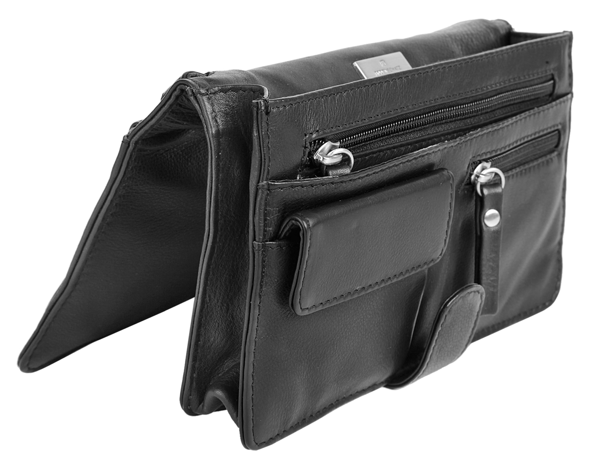 BODENSCHATZ Handgelenktasche, echt Leder