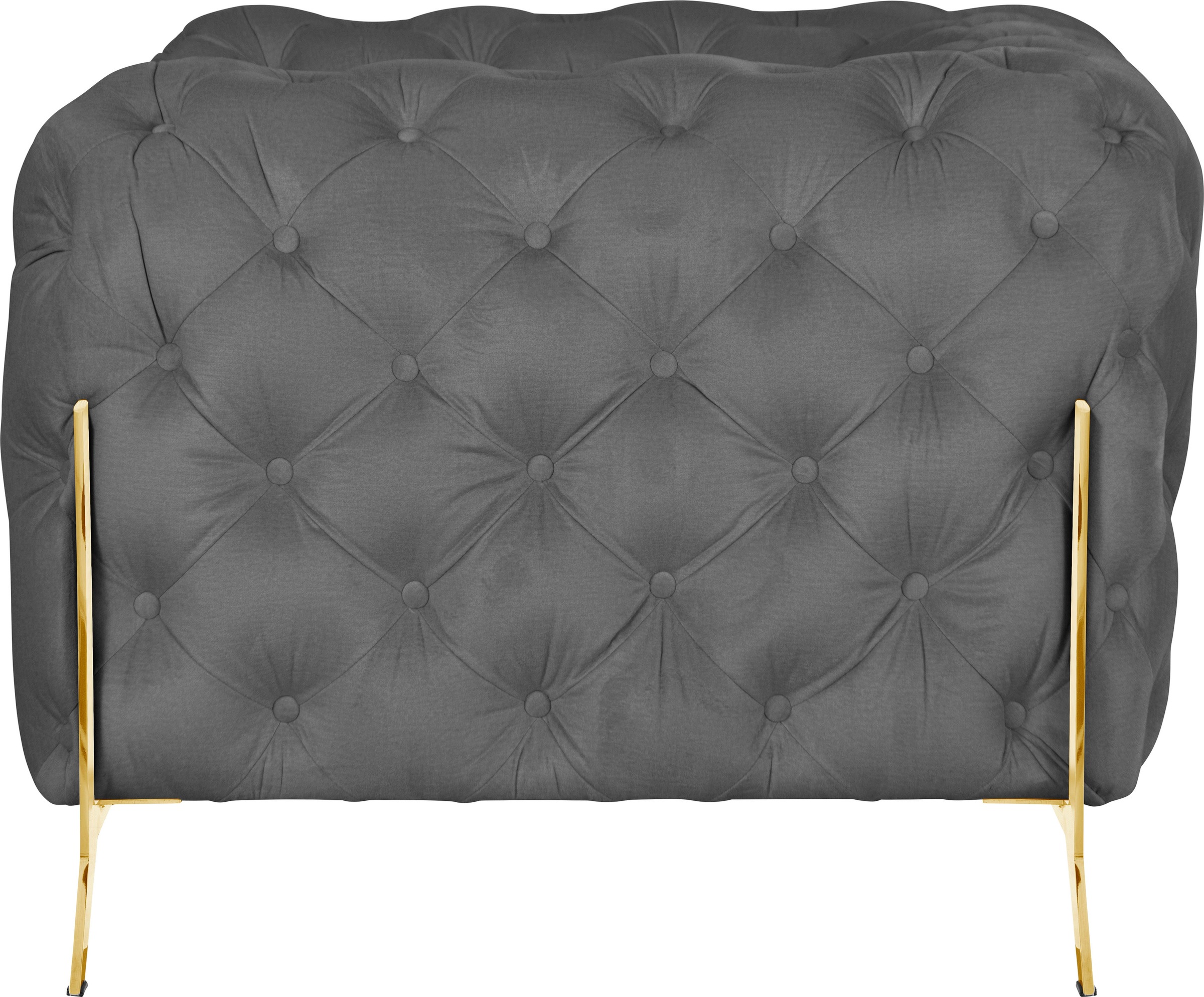 Leonique Chesterfield-Sessel »Amaury Sessel«, aufwändige Knopfheftung, moderne Chesterfield Optik, Fussfarbe wählbar