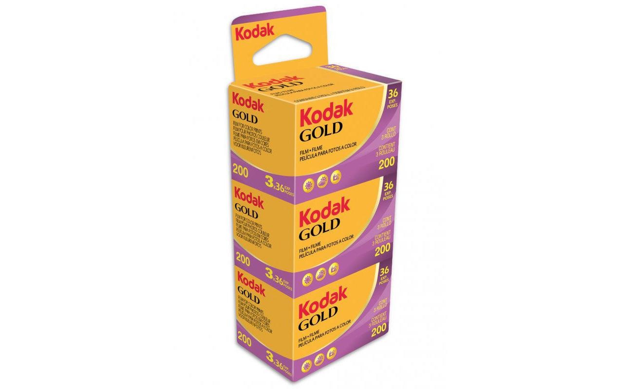 Kodak Schwarzweissfilm »Gold 135/36 3er-Pack«