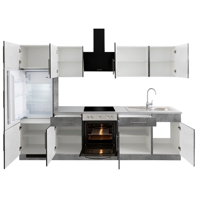 ❤ wiho Küchen Küchenzeile »Cali«, ohne E-Geräte, Breite 280 cm bestellen im  Jelmoli-Online Shop