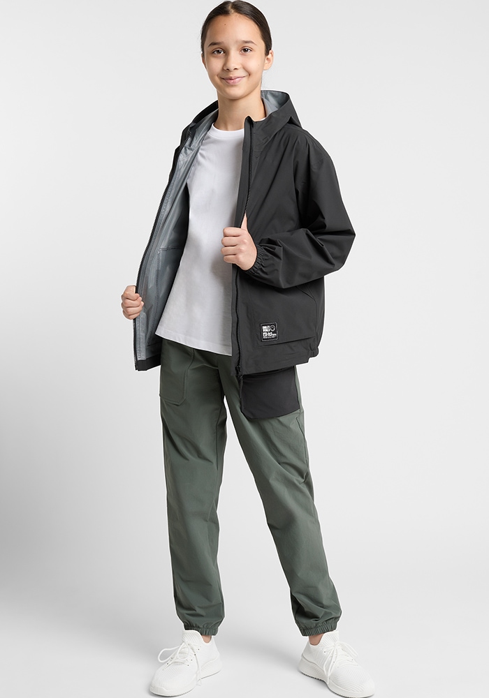 Jack Wolfskin Funktionsjacke »SMILEYWORLD 2.5L JKT Y«, mit Kapuze