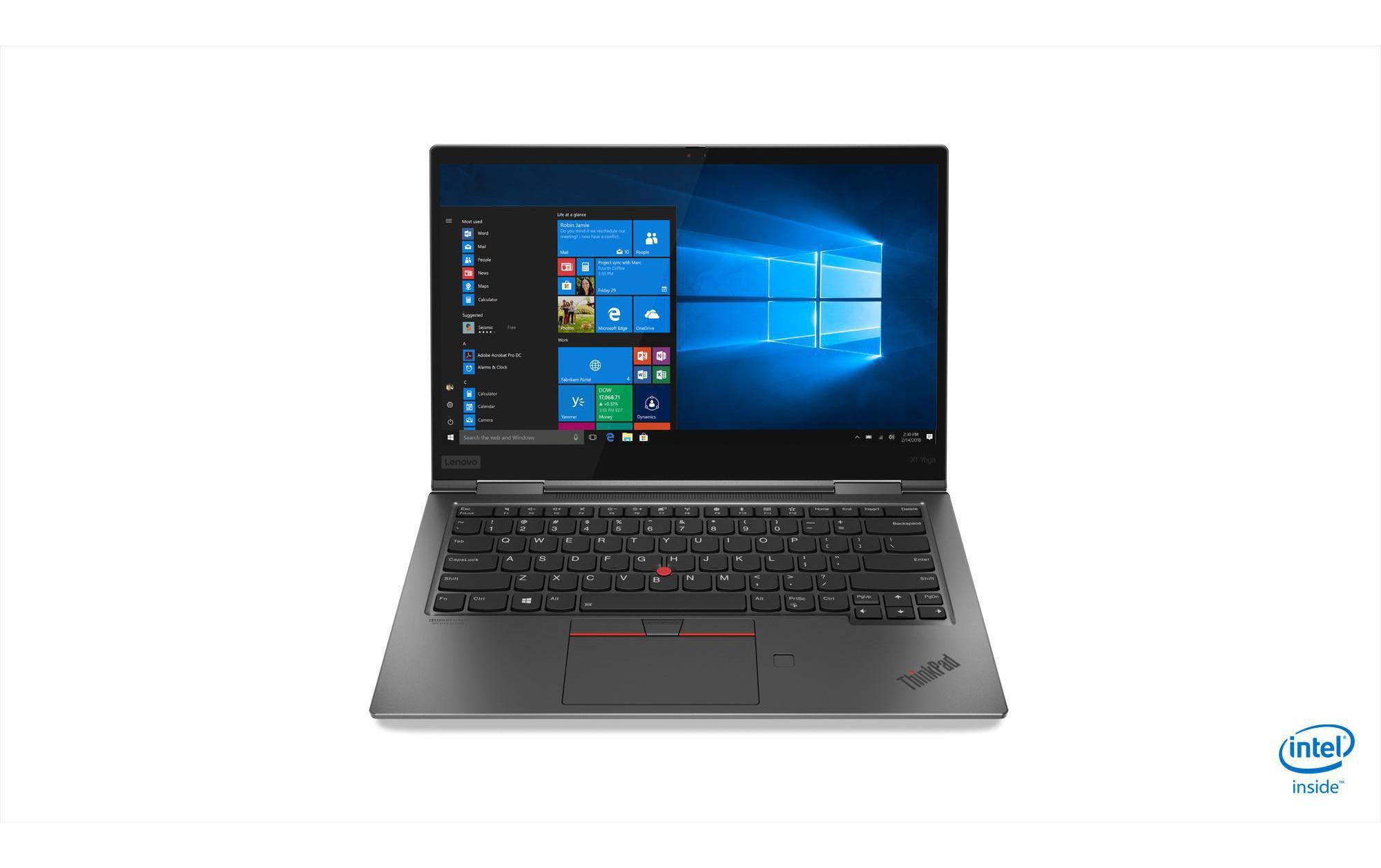 Lenovo Notebook »ThinkPad X1 Yoga Gen. 4 LTE Privacy Guard«, 35,56 cm, / 14 Zoll, Intel, Core i7, 16 GB HDD, 512 GB SSD