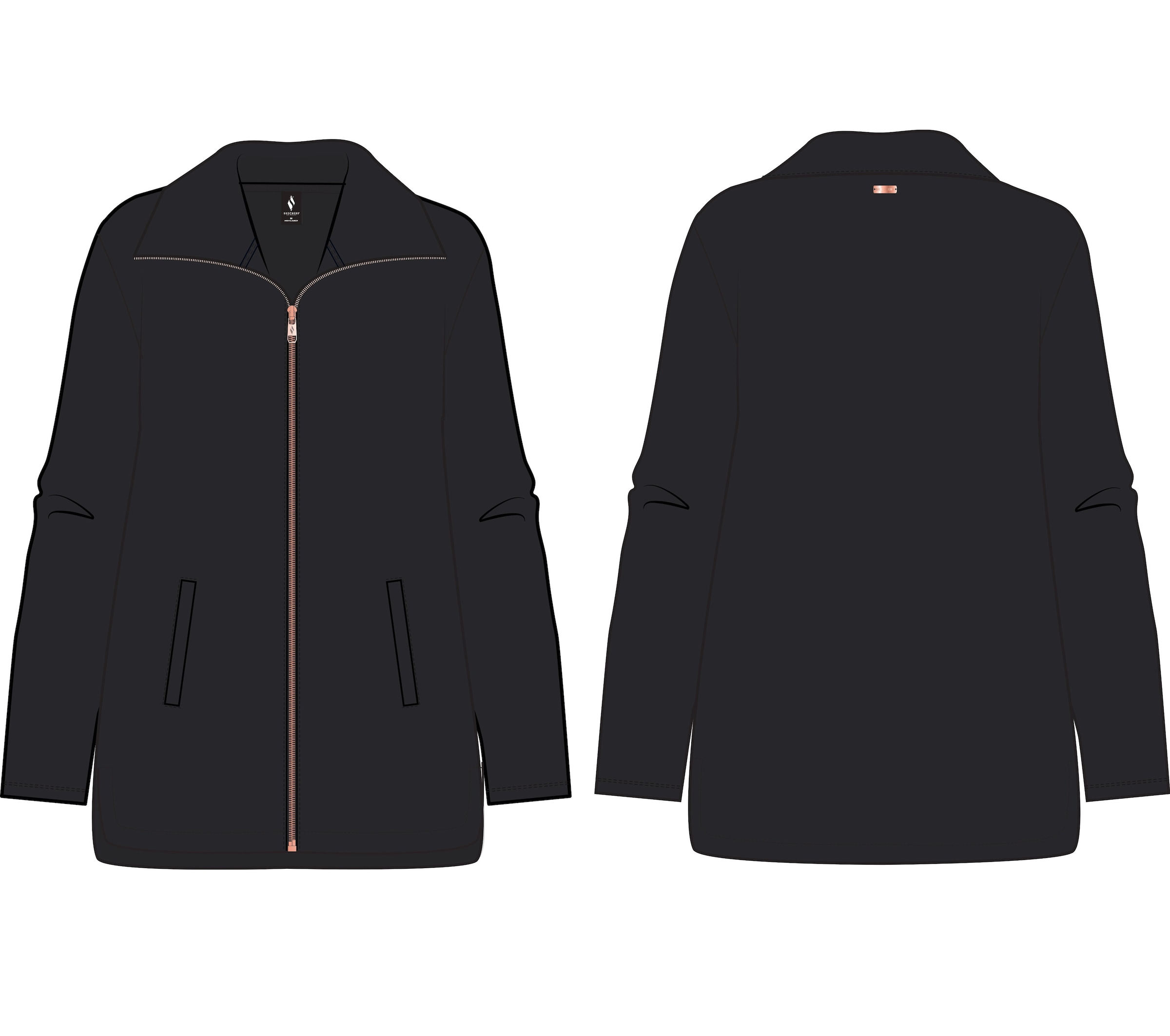 Skechers Trainingsjacke »GOSNUGGLE TUNIC FZ JACKET«