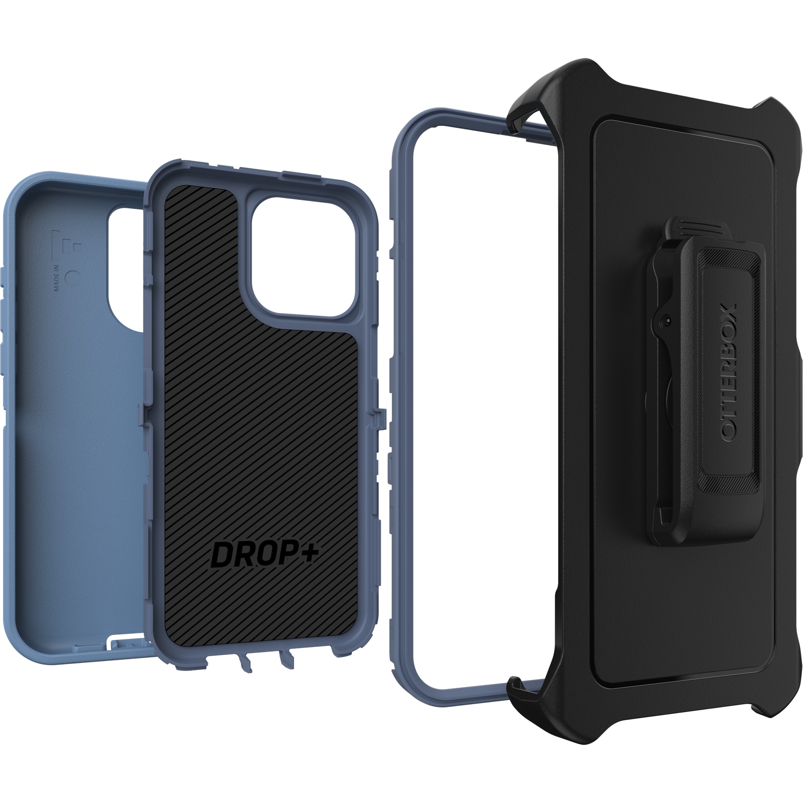 Otterbox Backcover »Defender Hülle Apple iPhone 15 Pro Max, stossfest, sturzsicher«, Apple iPhone 15 Pro Max, ultra-robust, schützende Hülle, 5x getestet nach Militärstandard