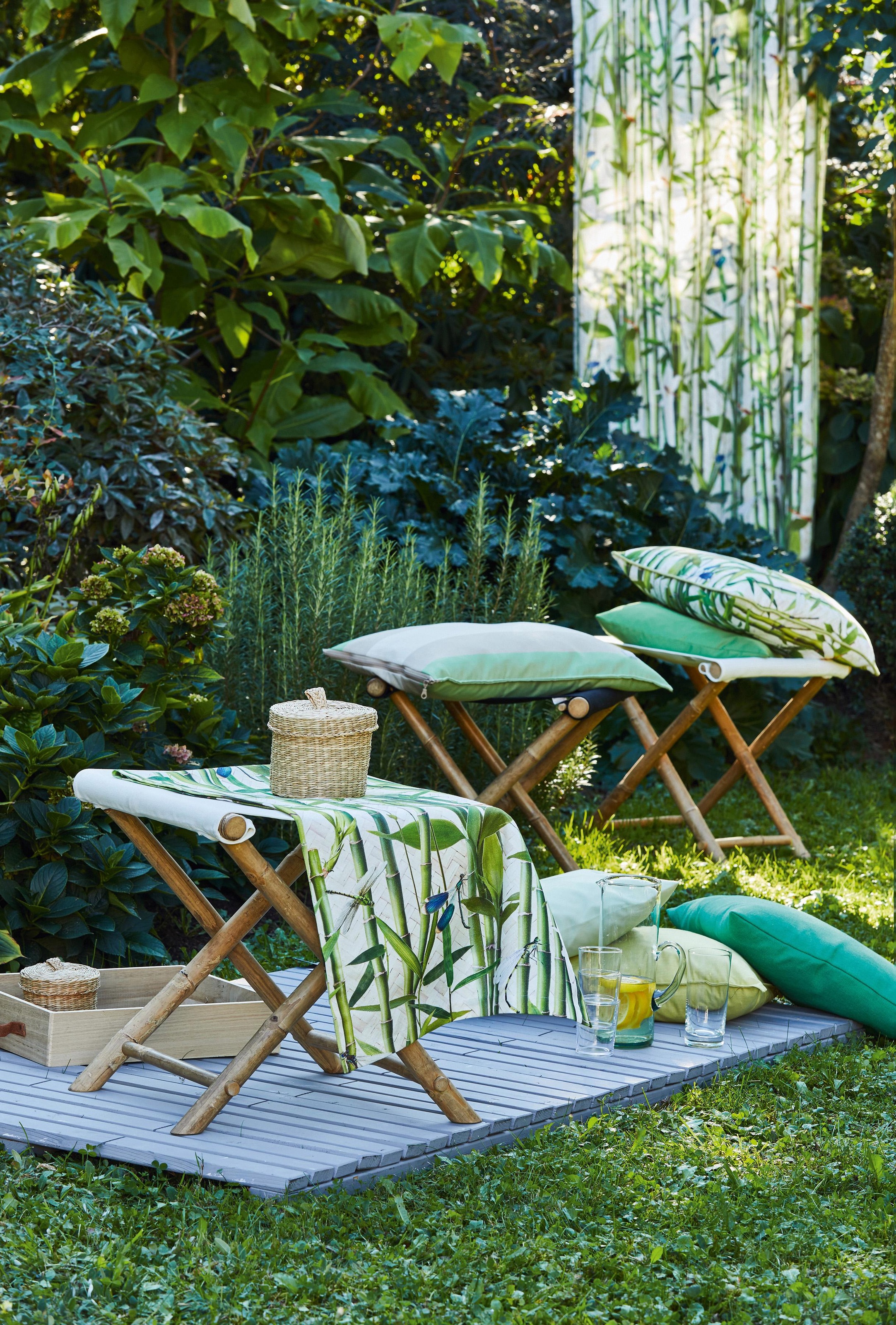 APELT Tischläufer "1702 Summergarden, Sommerdeko, Sommer" Digitaldruck