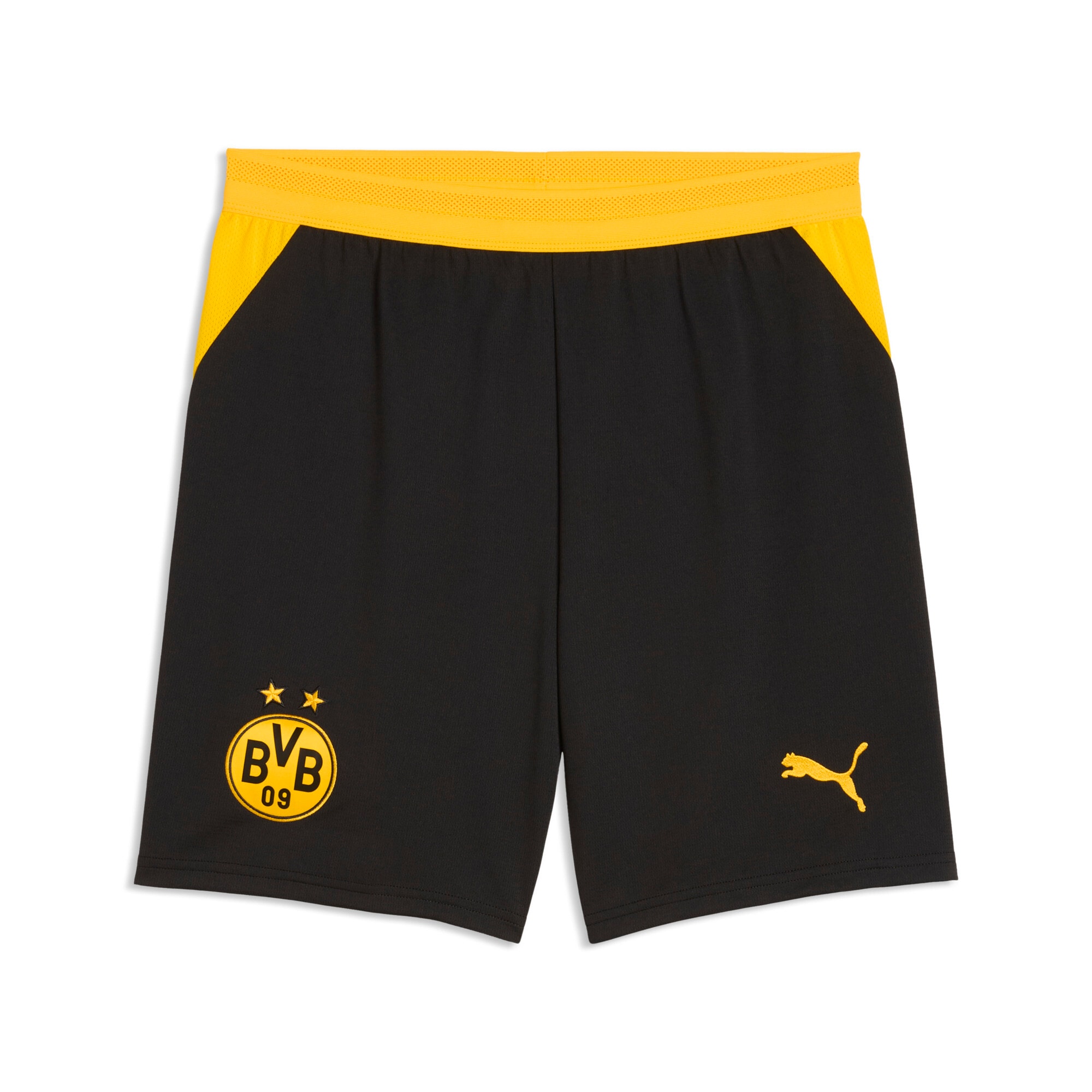 PUMA Trainingsshorts "BVB SHORTS REPLICA" Regular Fit, für Fussball, sportlicher Stil, atmungsaktives Material