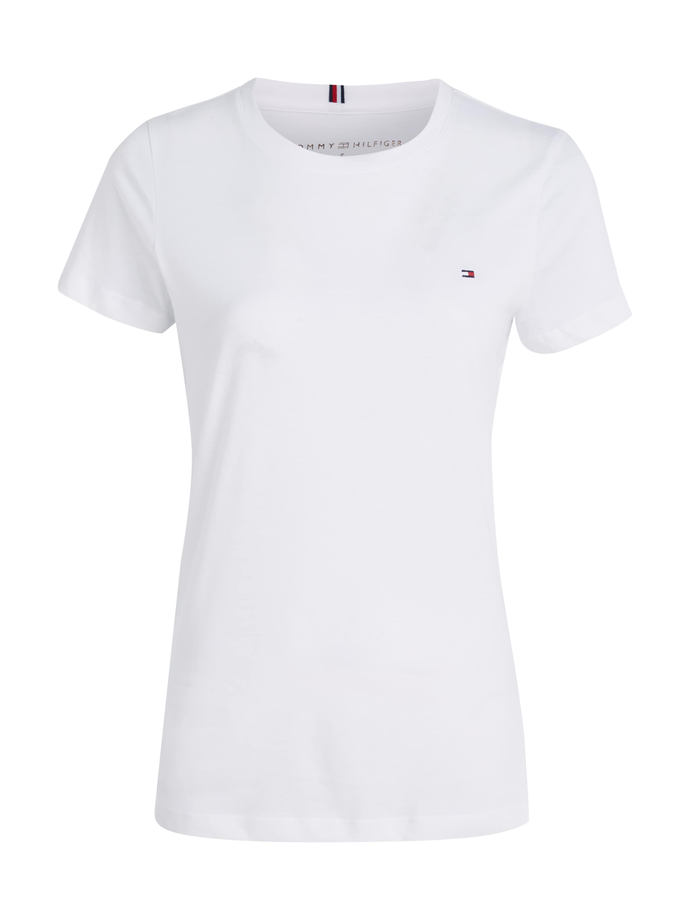 Tommy Hilfiger T-Shirt »HERITAGE CREW NECK TEE«, mit Tommy Hilfiger Logo-Flag auf der Brust