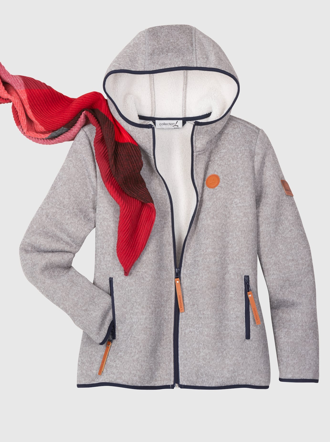 Casual Looks Strickfleecejacke