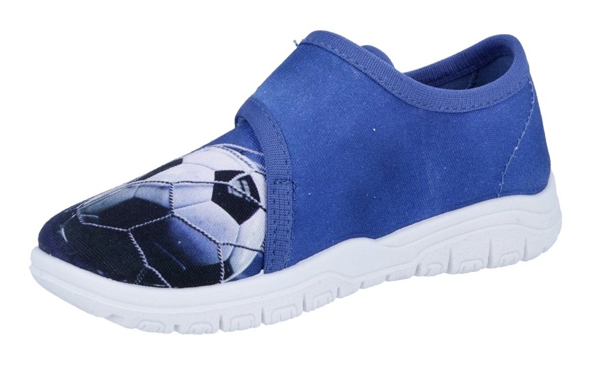 Richter Hausschuh "Mailo" Klettschuh, Kindergartenschuh mit Grössenschablone zum Download