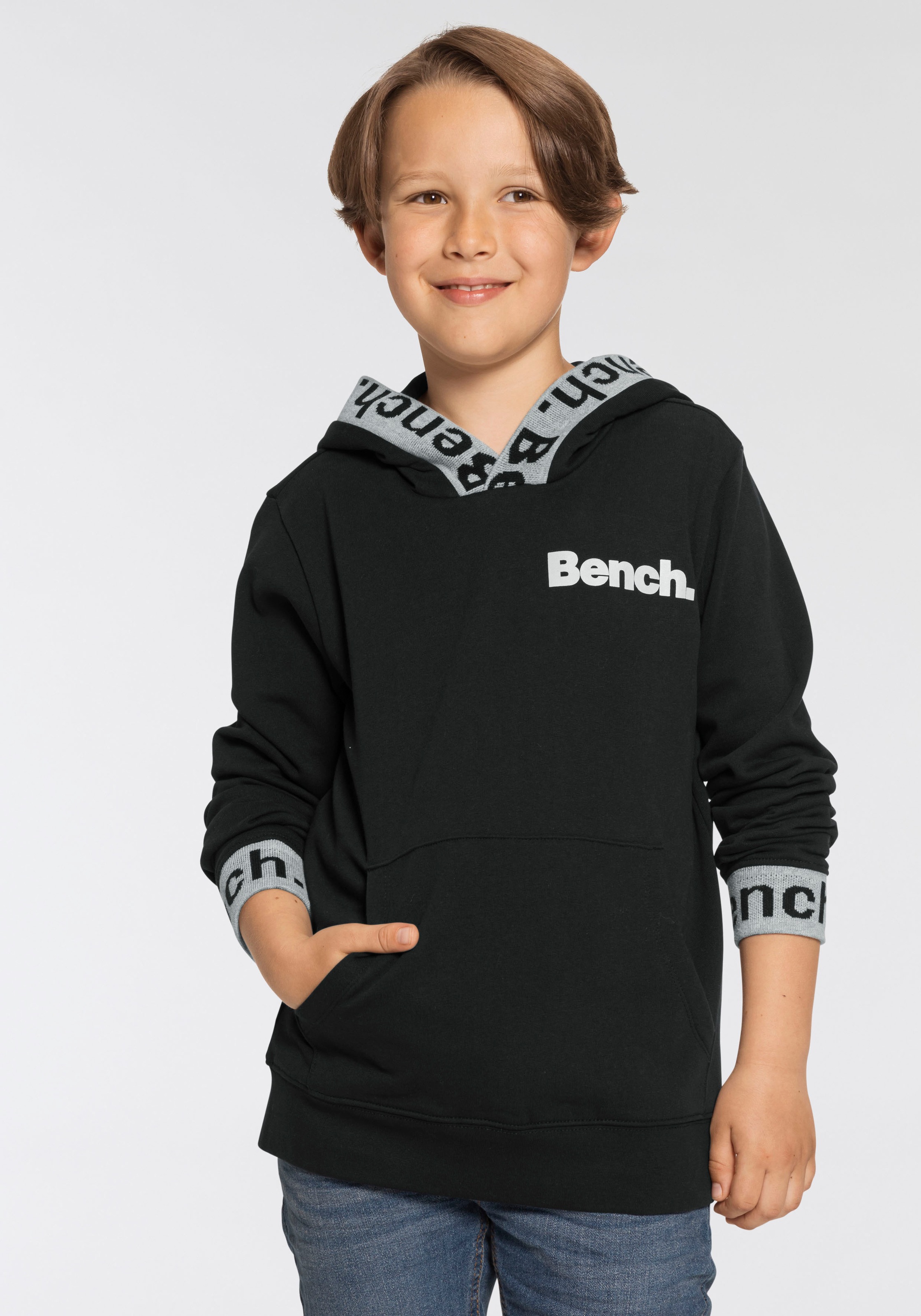 ✵ Bench. entdecken reflektierenden | online Jelmoli-Versand mit Drucken Kapuzensweatshirt