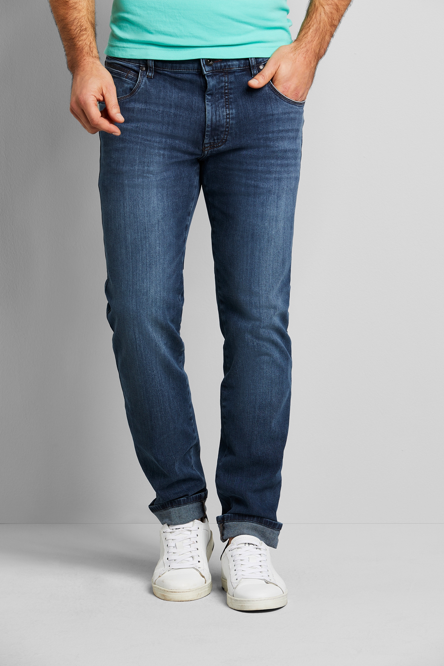 bugatti 5-Pocket-Jeans mit Power Stretch