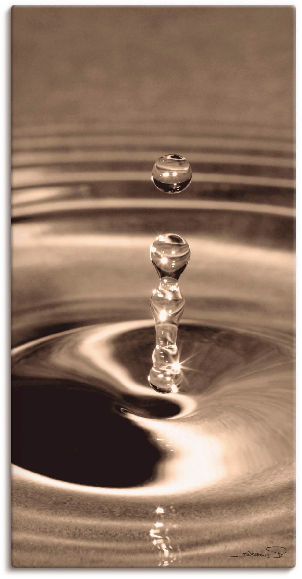 Grössen Zen Wasser«, als Elemente: oder versch. Bilder, (1 Artland Leinwandbild, St.), Alubild, in Jelmoli-Versand »Die Poster kaufen Wandaufkleber | online Wandbild