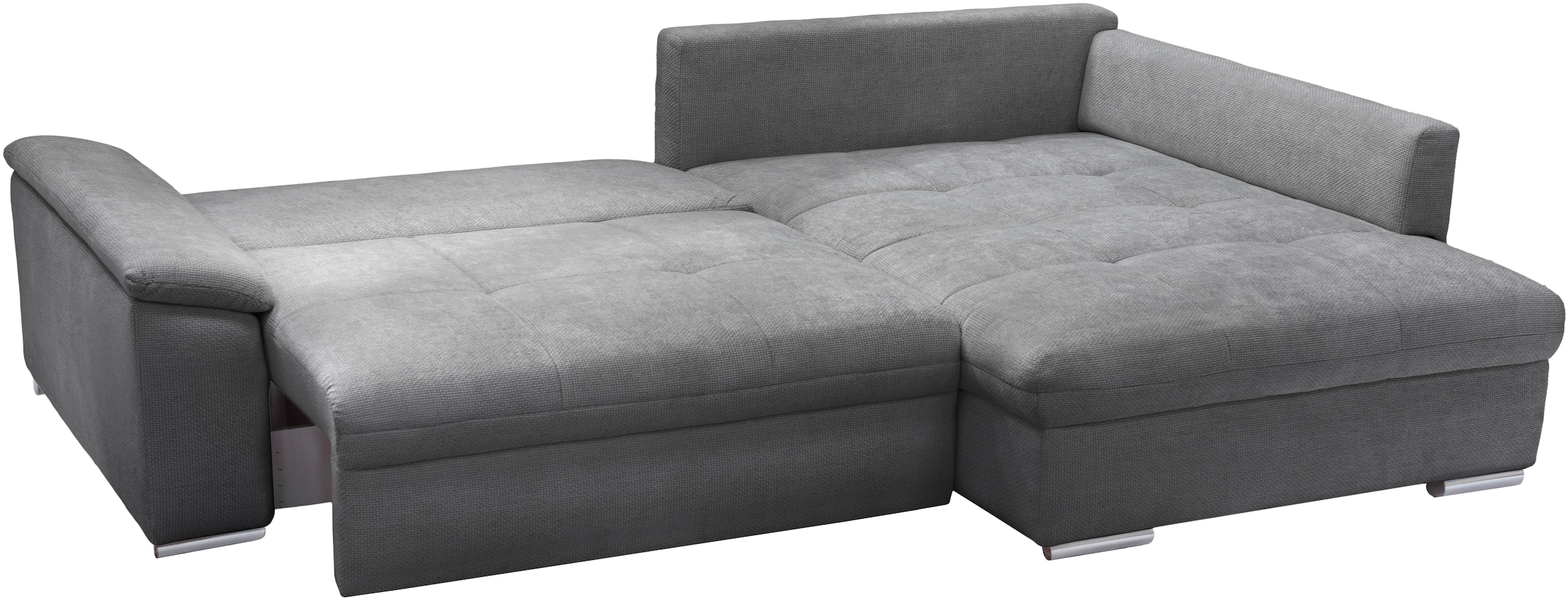 exxpo - sofa fashion Ecksofa »Casa Grande inkl. Bettfunktion, Bettkasten, OTTOs Choice, bequem«, L-Form, guter Sitzkomfort, grosse Liegefläche