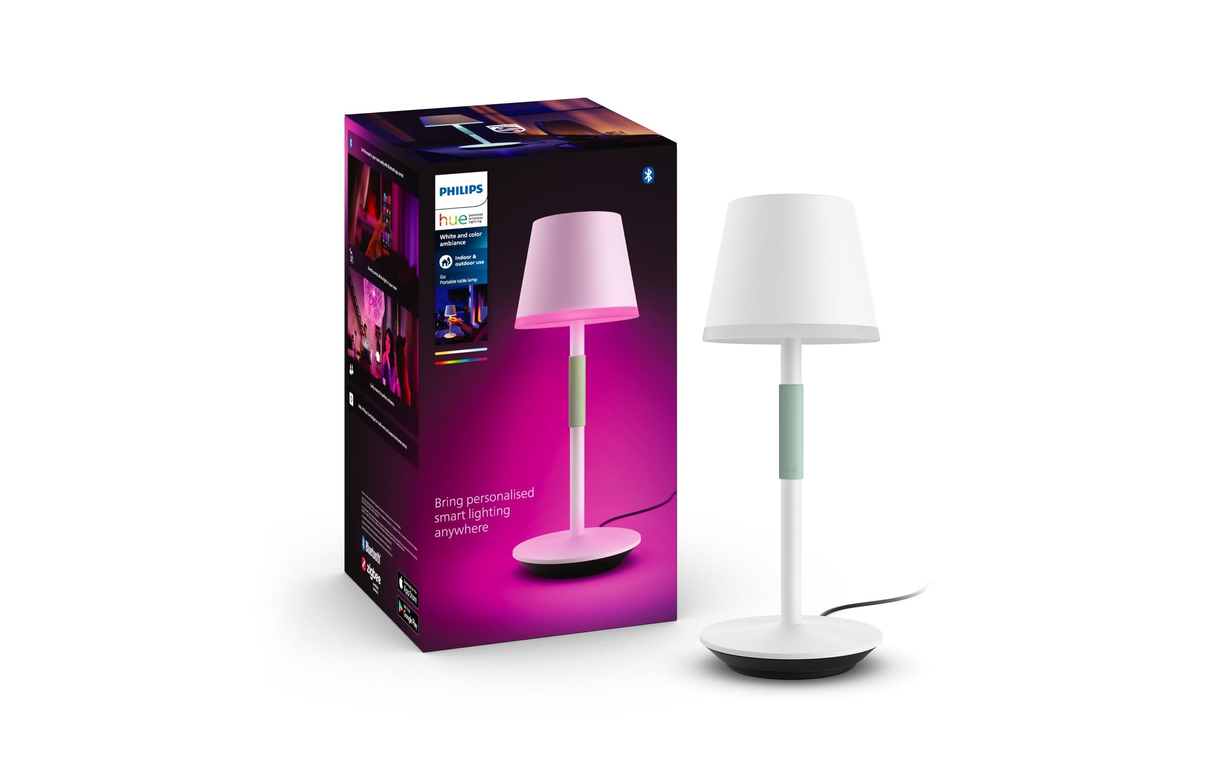 Philips Hue Tischleuchte »Tischleuchte White & Co«, 1 flammig