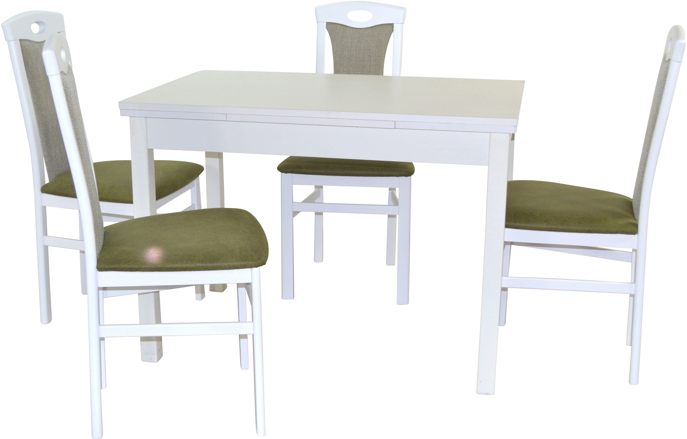 HOFMANN LIVING AND MORE Essgruppe »5tlg. Tischgruppe«, (Spar-Set, 5 tlg., 5tlg. Tischgruppe), Stühle montiert