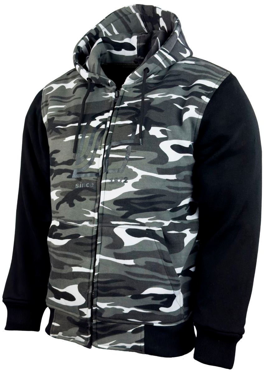 roleff Motorradjacke »Hoodie«, mit Aramid und Protektoren
