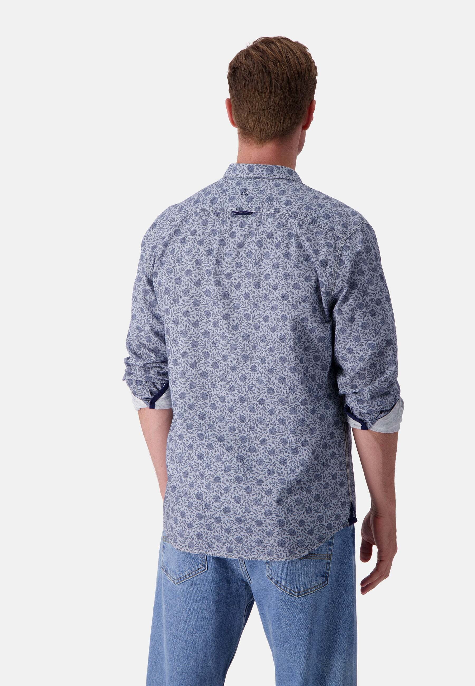colours & sons Langarmhemd »colours & sons Langarmhemd Shirt Printed«