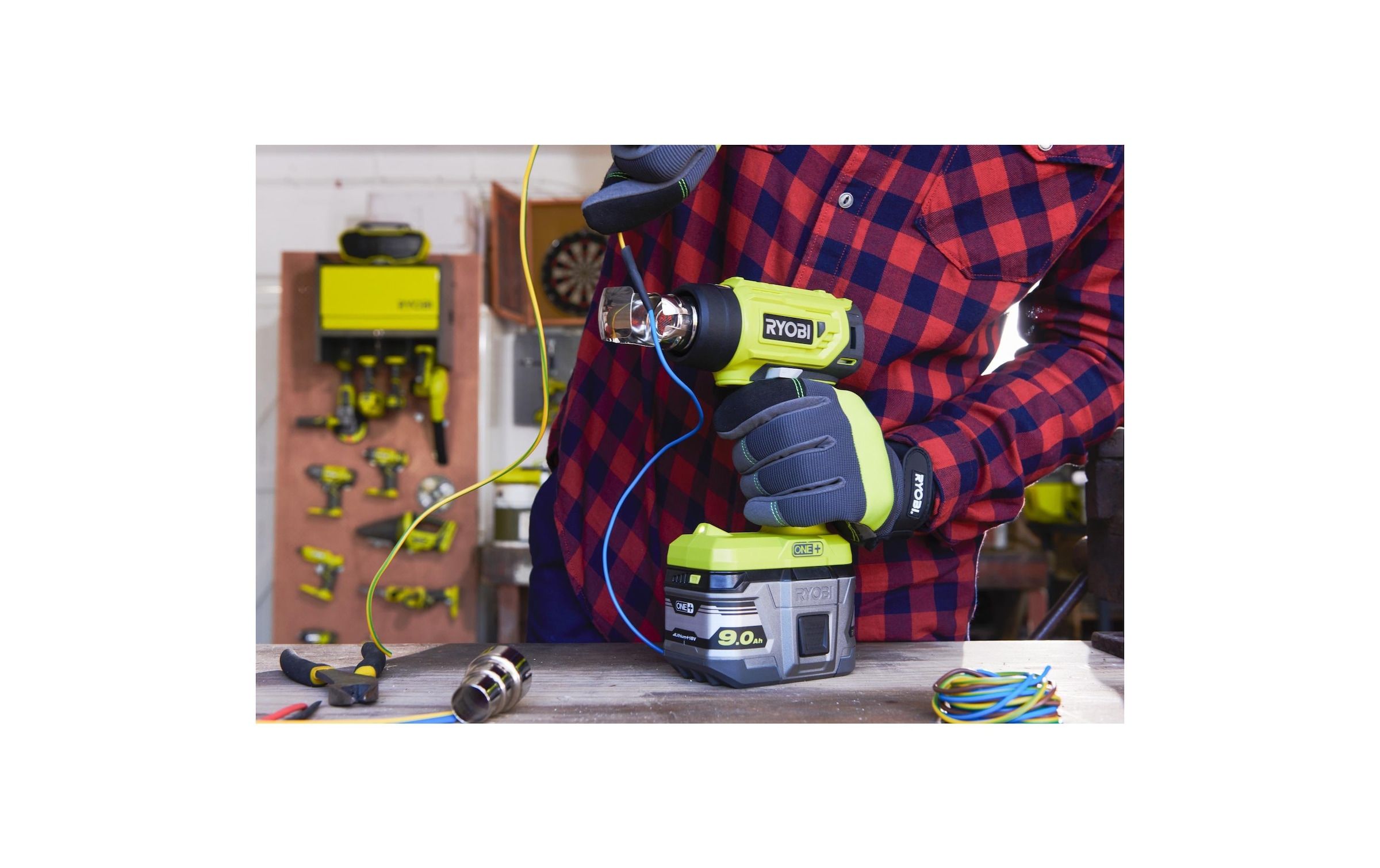 Heissluftgebläse »RYOBI R18 hG-0, 18 V, Solo«