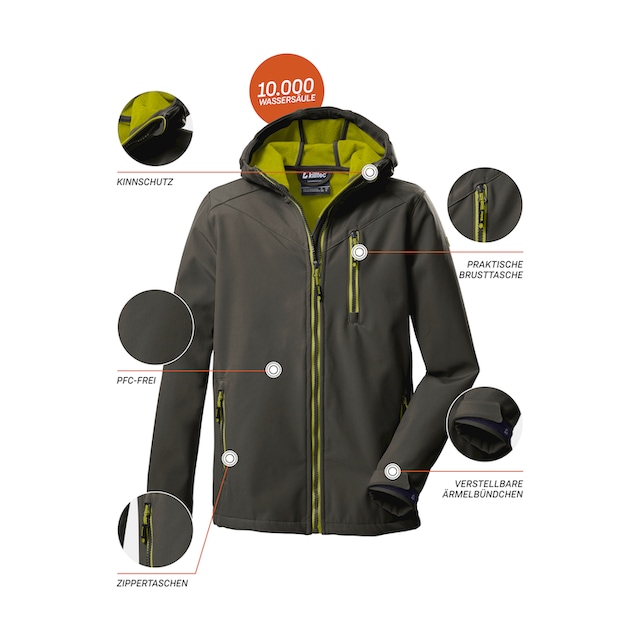 ✵ Killtec Softshelljacke »Boys Softshelljacke« online entdecken |  Jelmoli-Versand