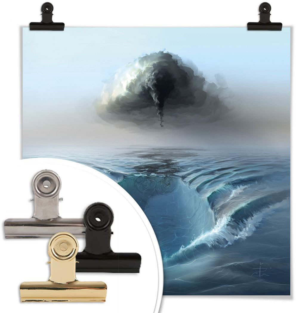 | »Surrealismus & shoppen ohne Poster online Bilderrahmen Bild Boote Jelmoli-Versand St.), Wall-Art Poster Geisterschiff«, (1 Schiffe,