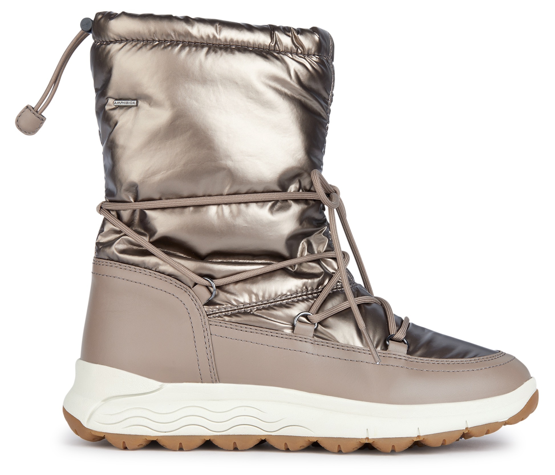 Geox Winterboots »D SPHERICA 4X4 B ABX«, Schnee, Winter, Keilabsatz, Schnürschuh mit TEX-Ausstattung