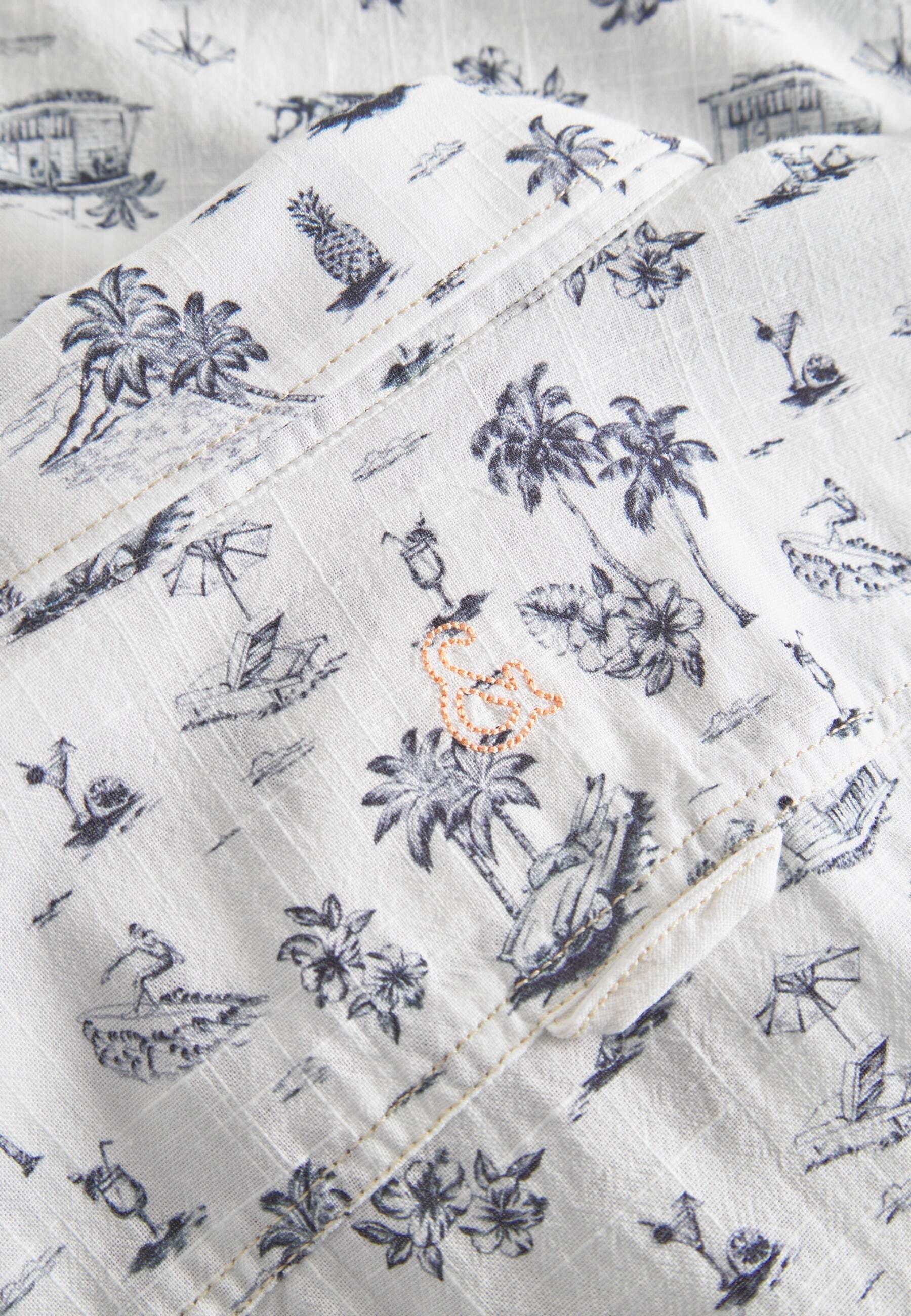 colours & sons Langarmhemd »colours & sons Hemden Shirt-Beach Print«