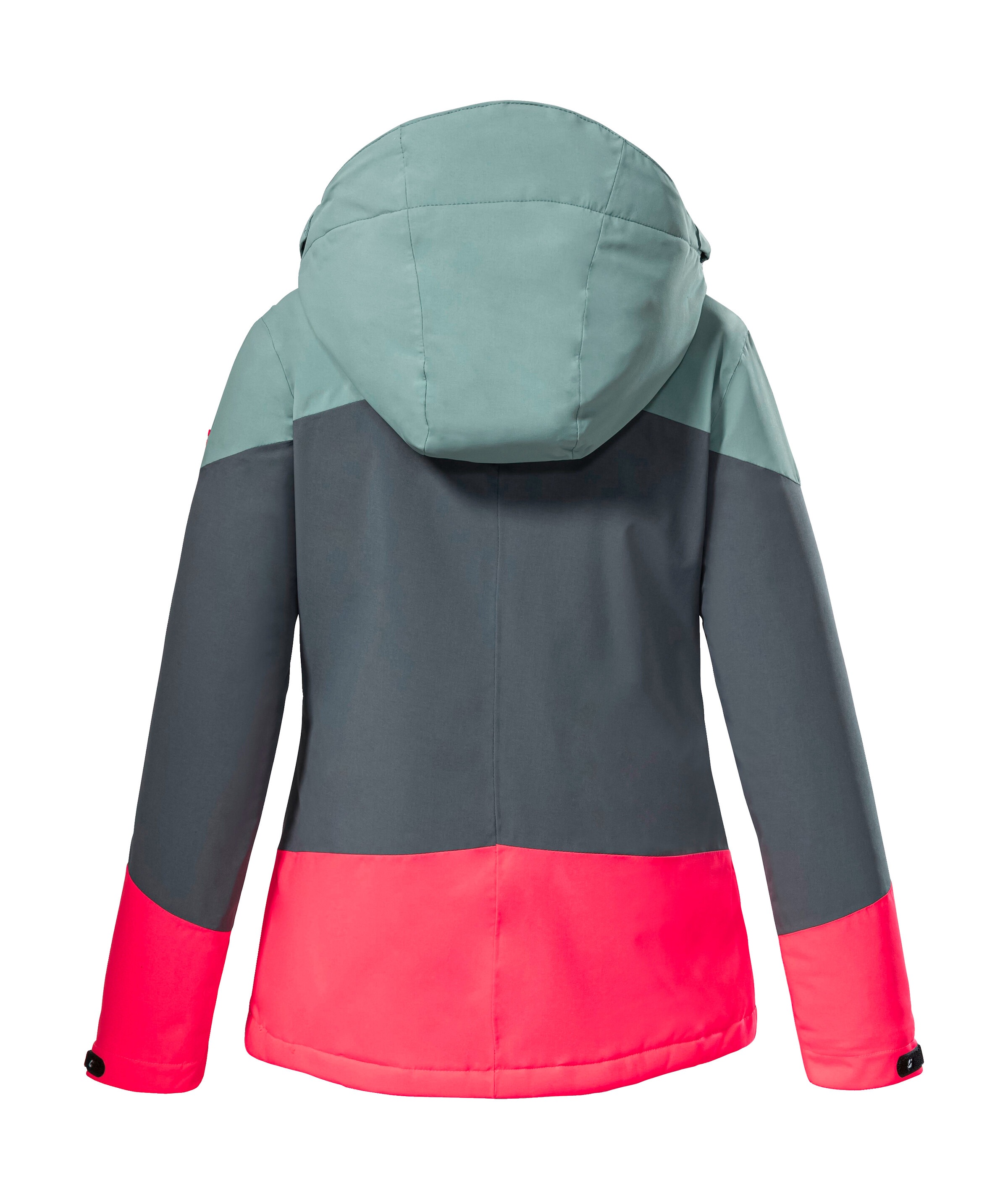 Killtec Outdoorjacke »KOW 195 GRLS JCKT«, Wasserdichte Winterjacke mit Colourblock, verstellbaren Details