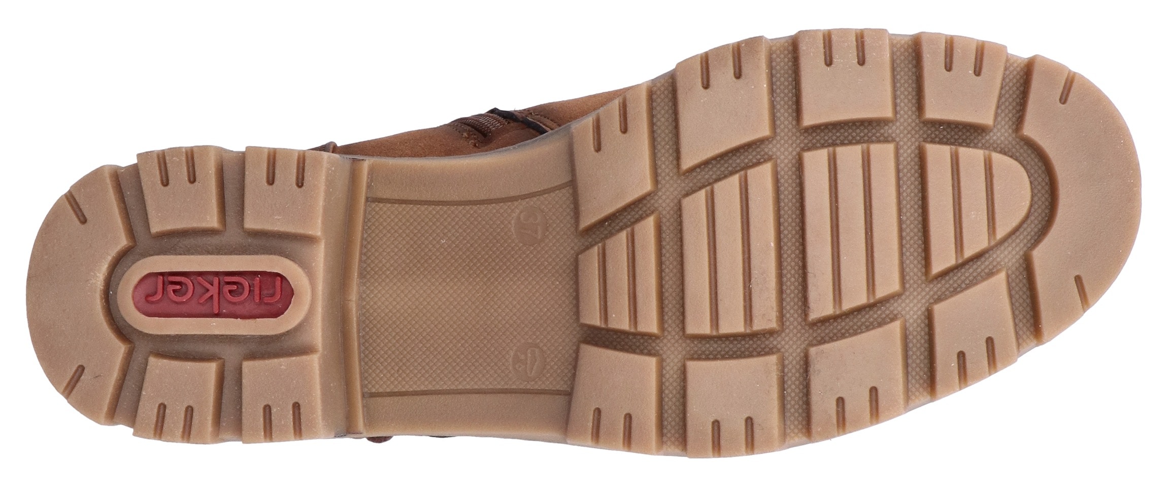 Rieker Winterstiefelette, Schnürboots, Stiefelette, Blockabsatz, mit Reissverschluss