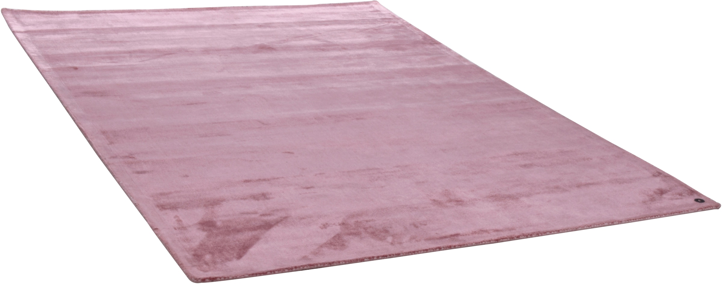 TOM TAILOR HOME Teppich »Shine uni«, rechteckig, 8 mm Höhe, Handweb Teppich, 100% Viskose, handgewebt, mit elegantem Schimmer